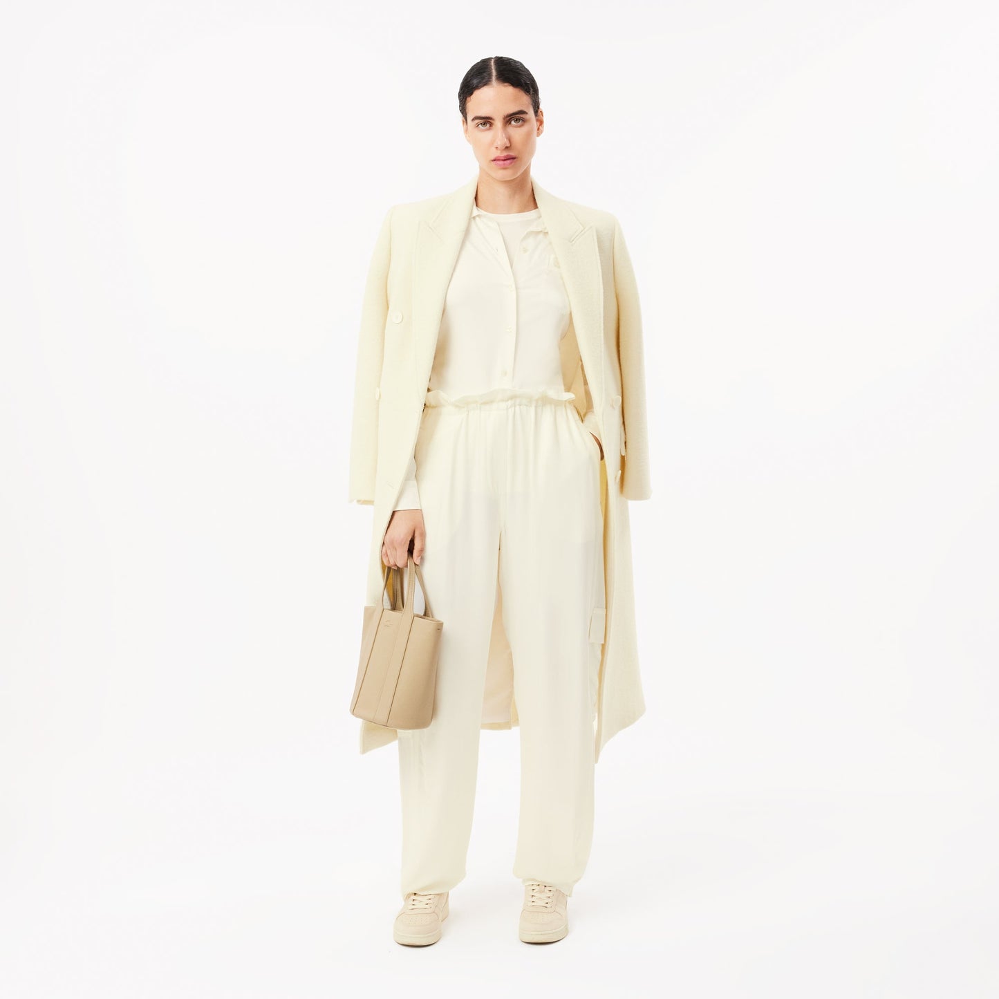 Slim Fit Fluid Ribbed Collar Shirt-CF3885