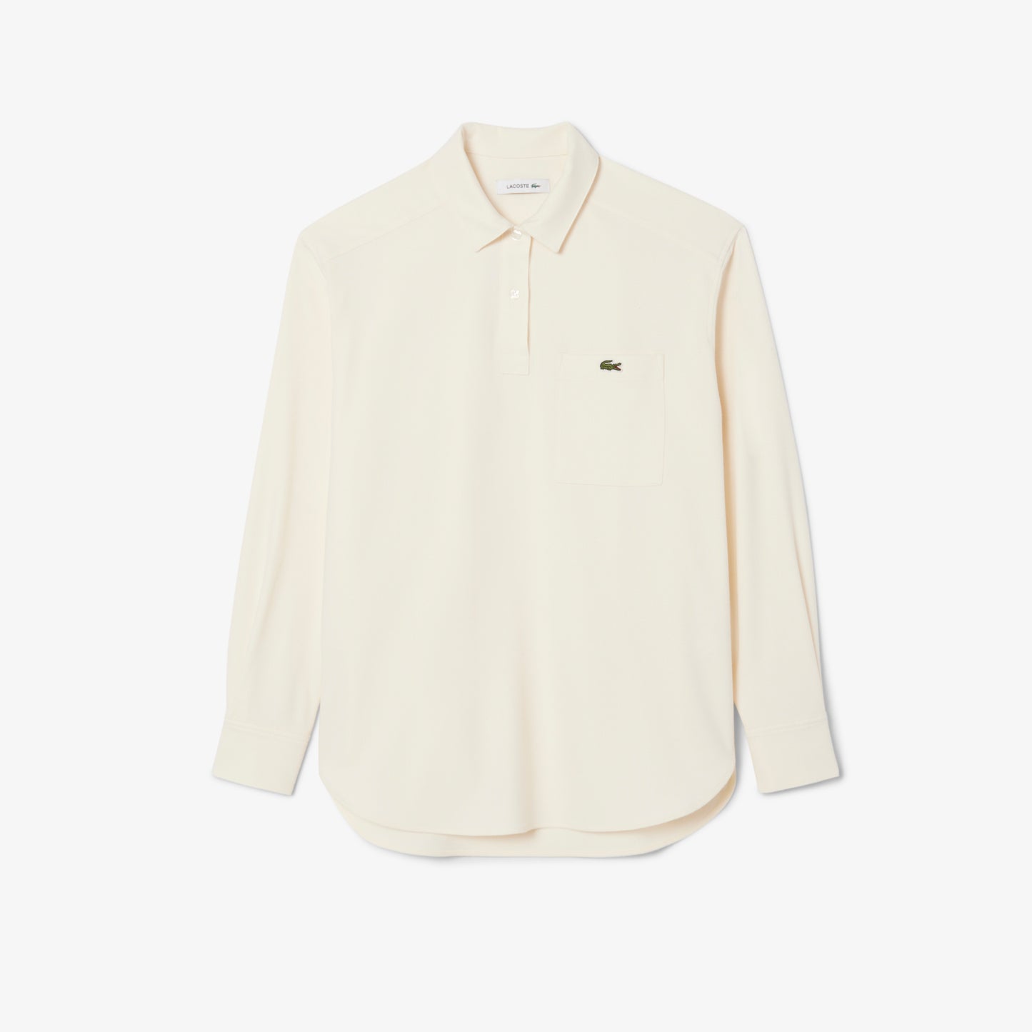 Oversized Polo Style Flannel Shirt - CF5440