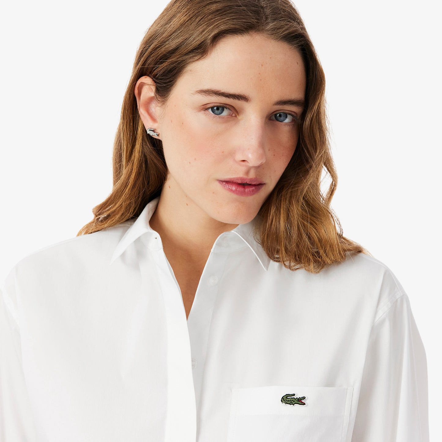 Oversized Adjustable Poplin Shirt-CF9844