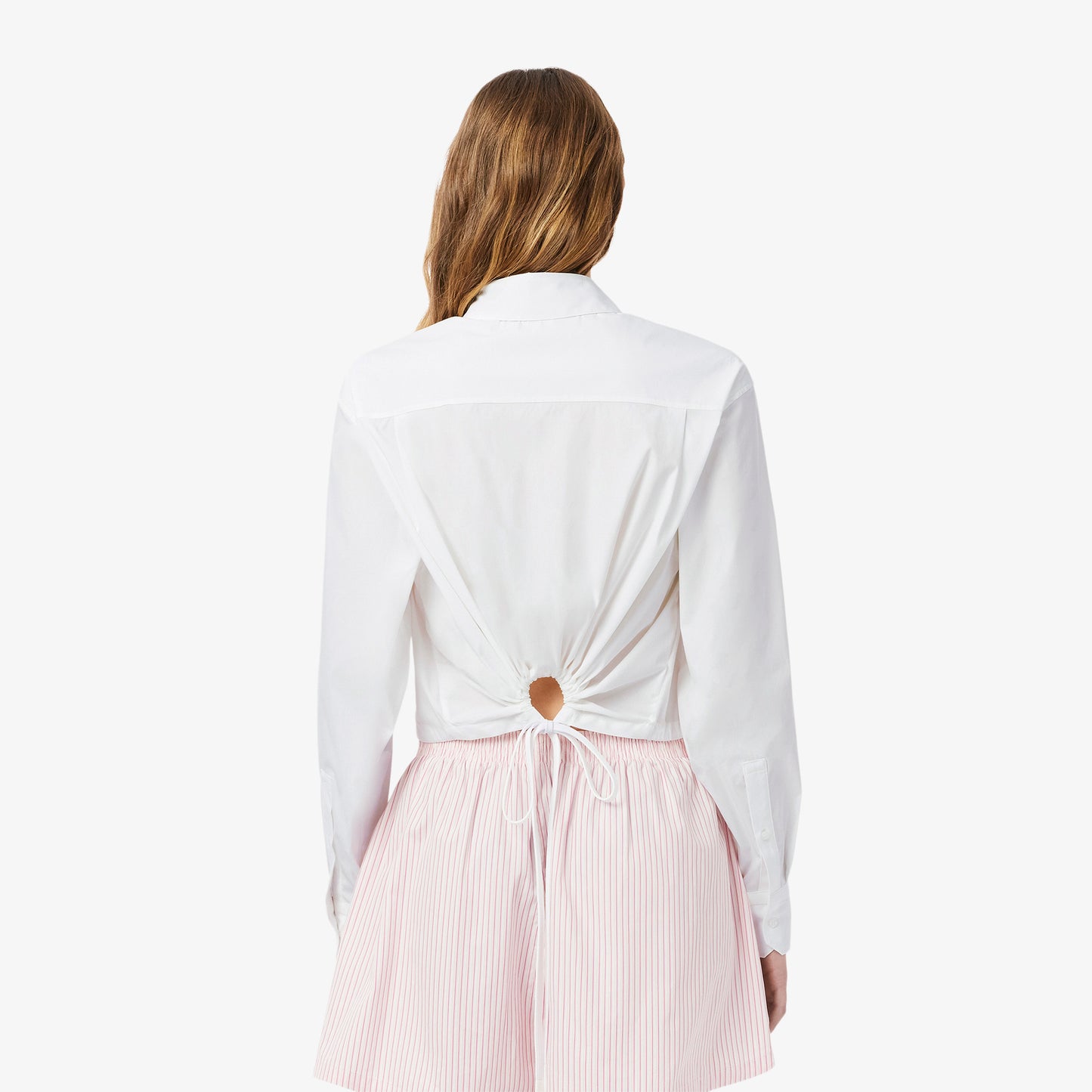 Oversized Adjustable Poplin Shirt-CF9844