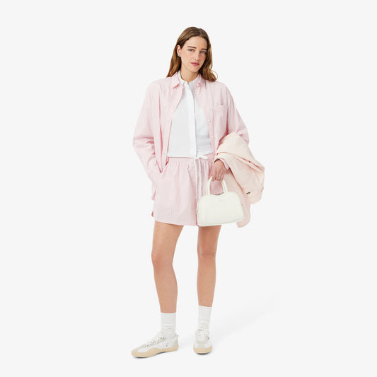 Oversized Adjustable Poplin Shirt-CF9844