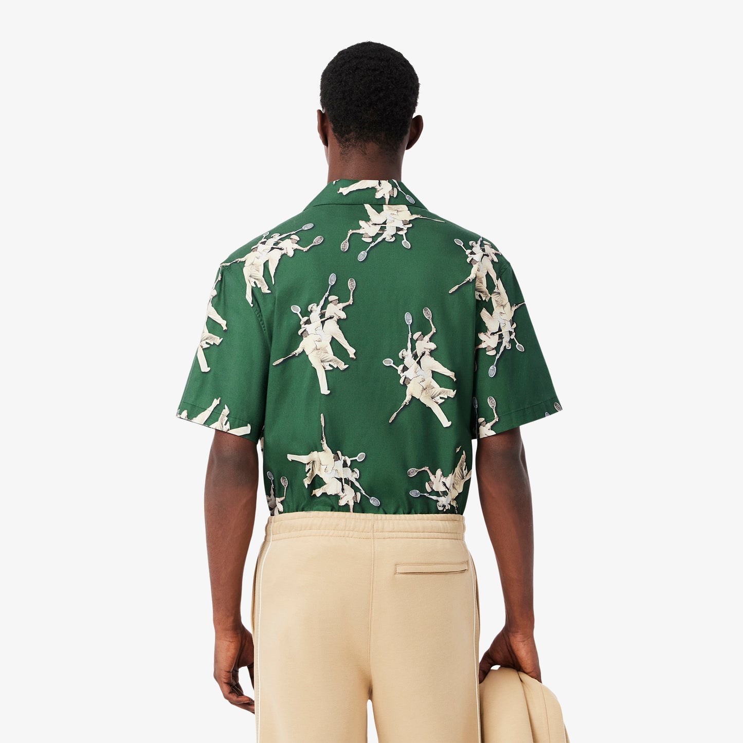 Relaxed Fit Rene Lacoste Print Shirt-CH0113