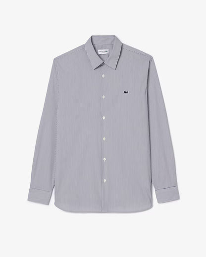 Slim Fit Striped Stretch Poplin Shirt - CH0198