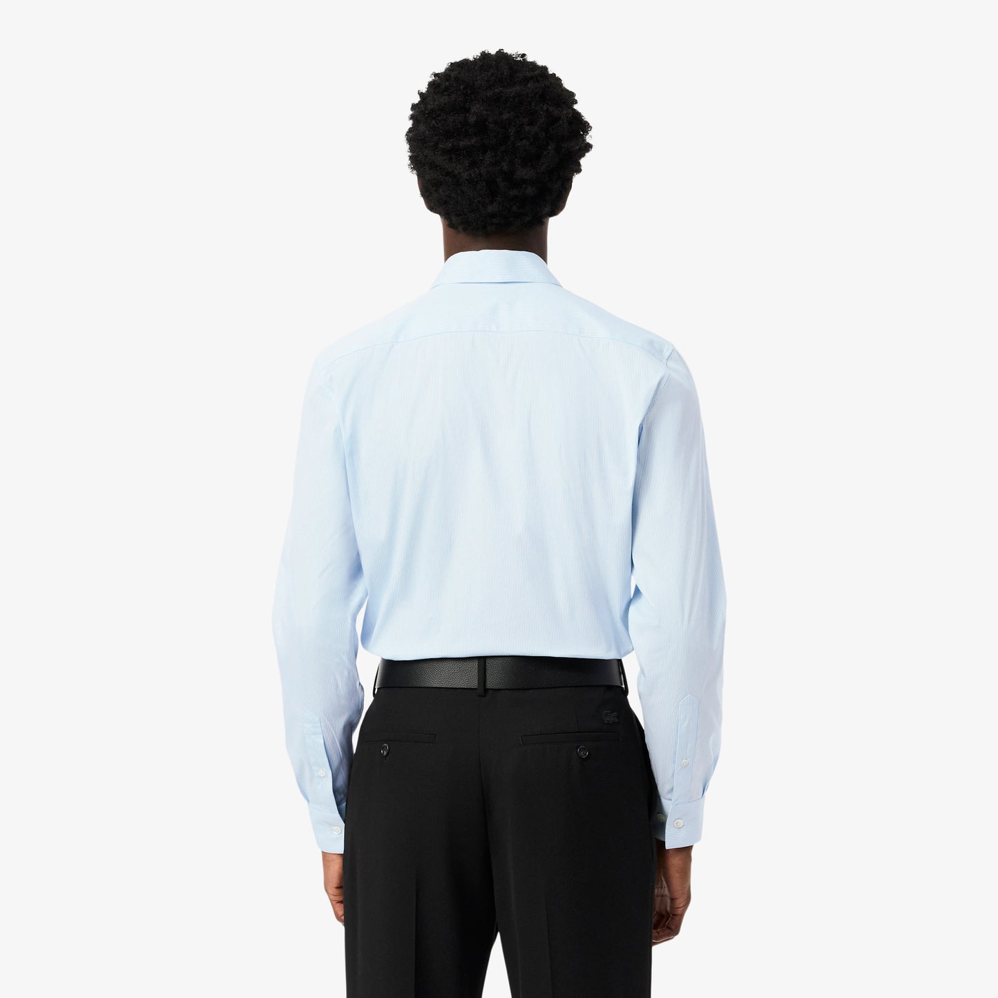 Slim Fit Striped Stretch Poplin Shirt - CH0198