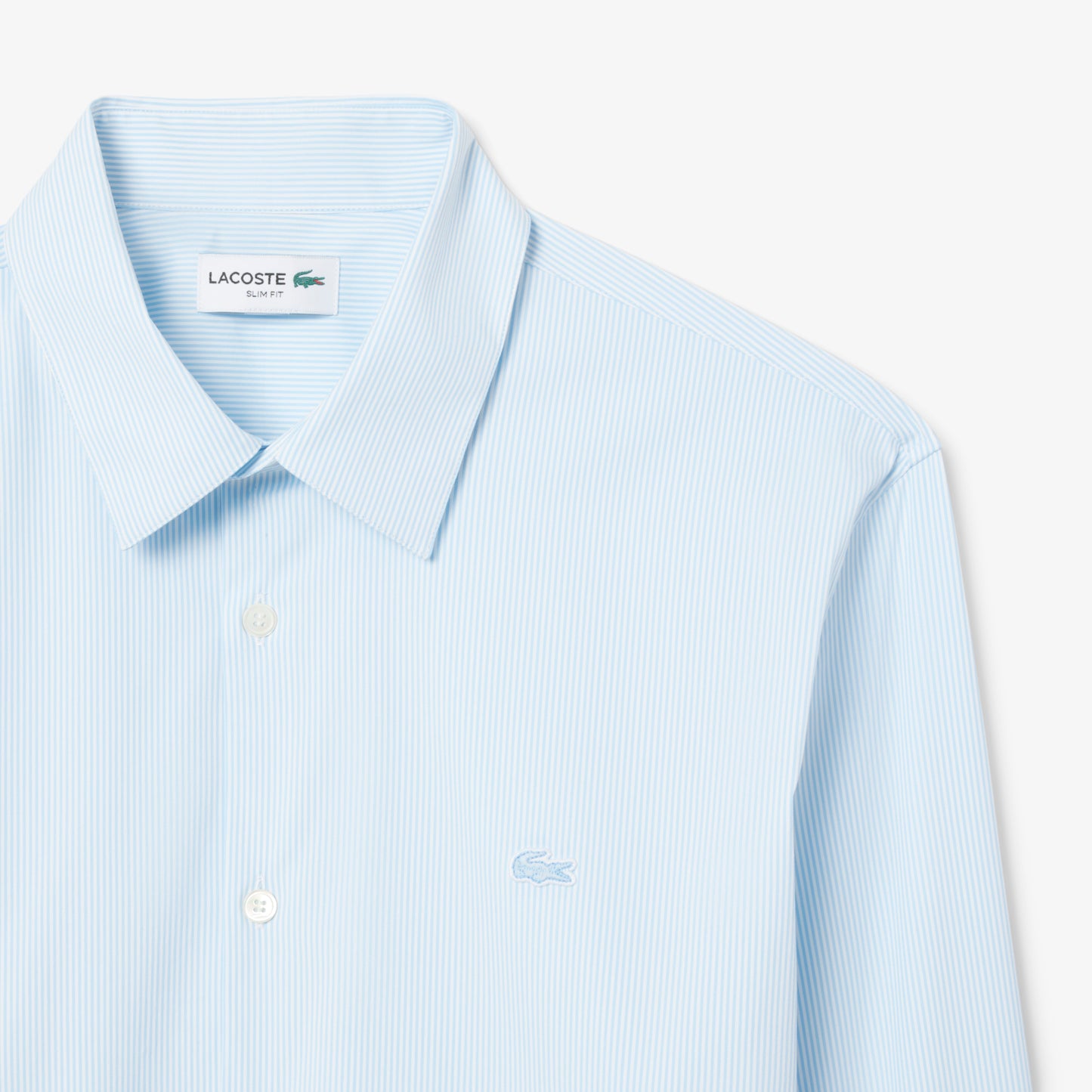 Slim Fit Striped Stretch Poplin Shirt - CH0198