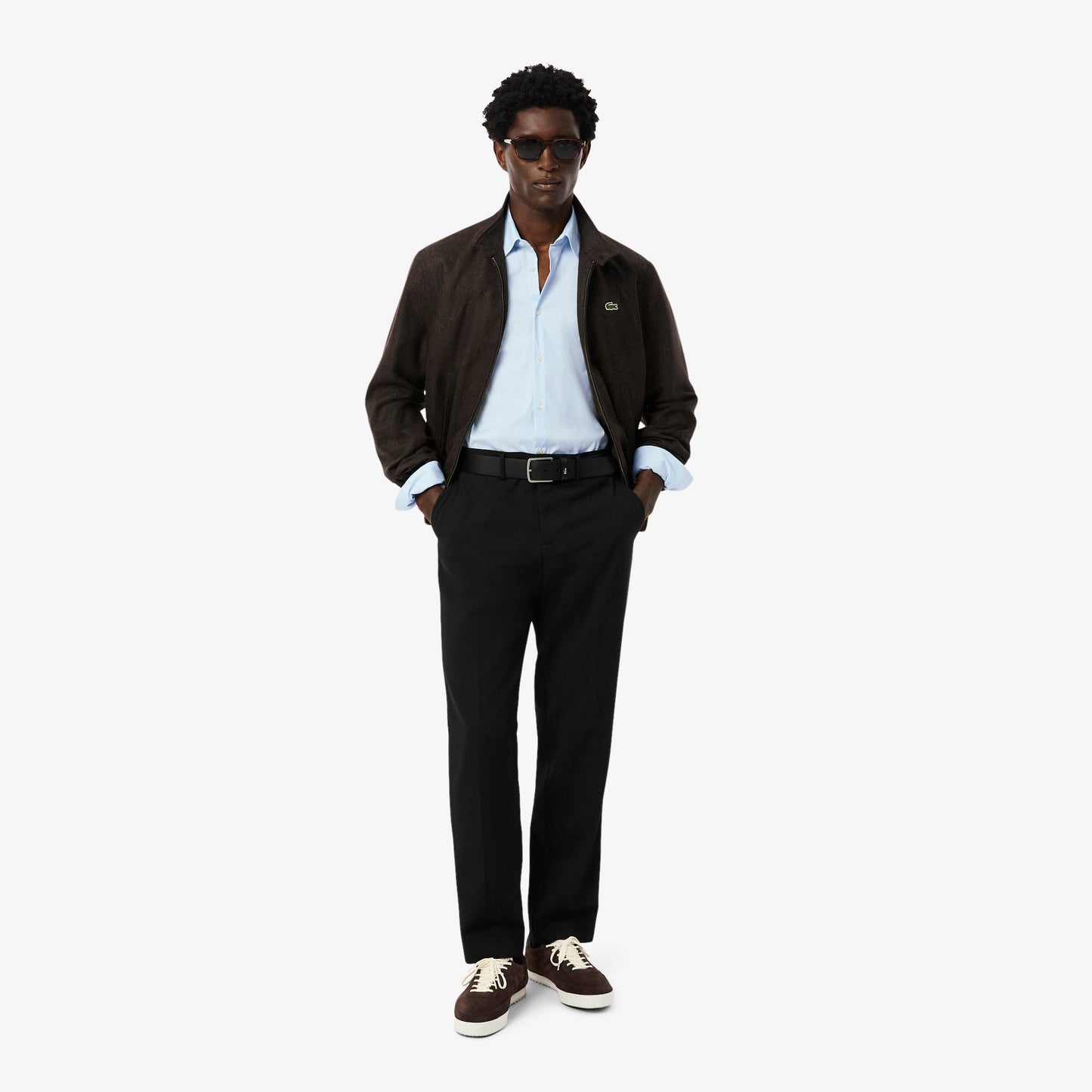 Slim Fit Striped Stretch Poplin Shirt - CH0198