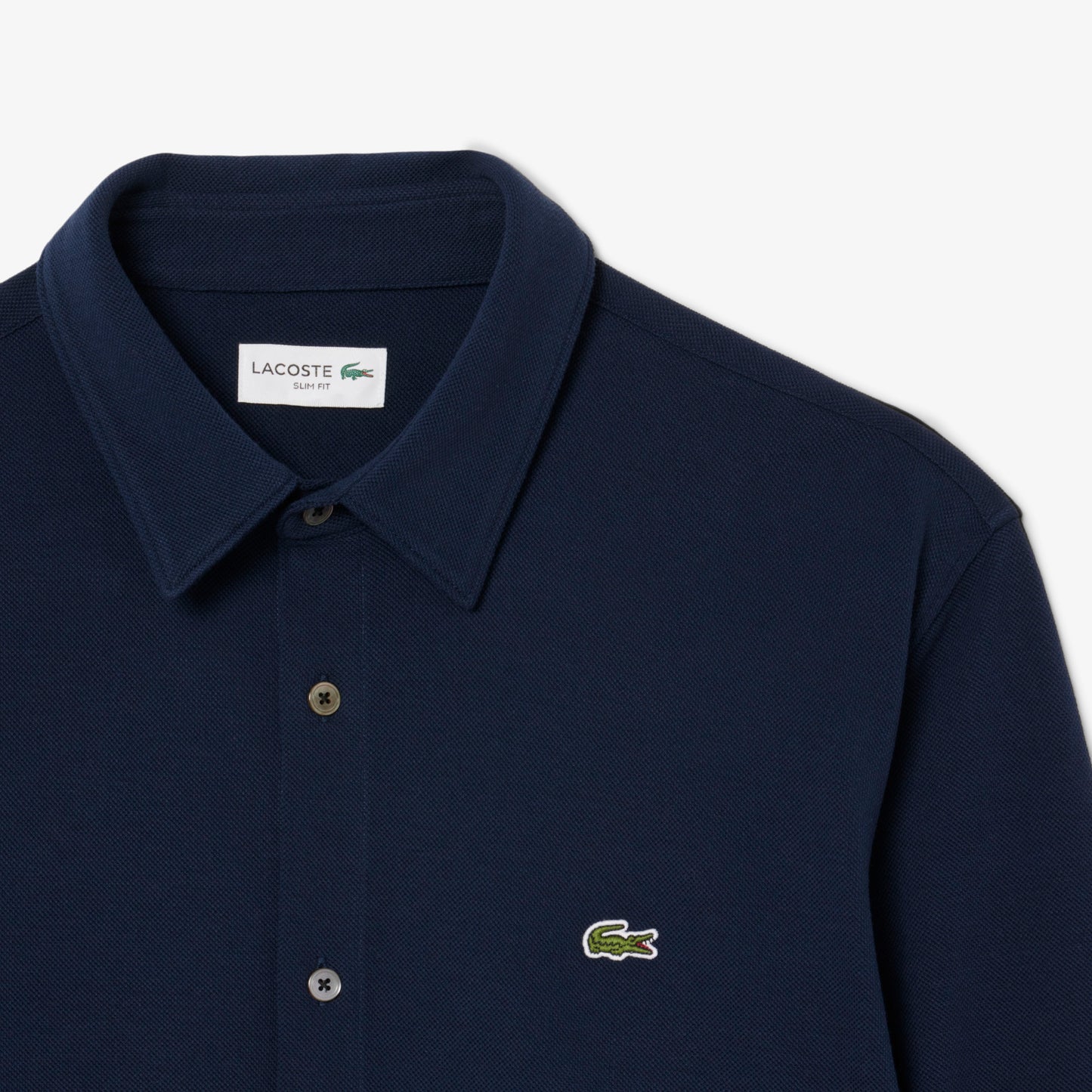 Slim Fit Cotton Pique Shirt-CH0214