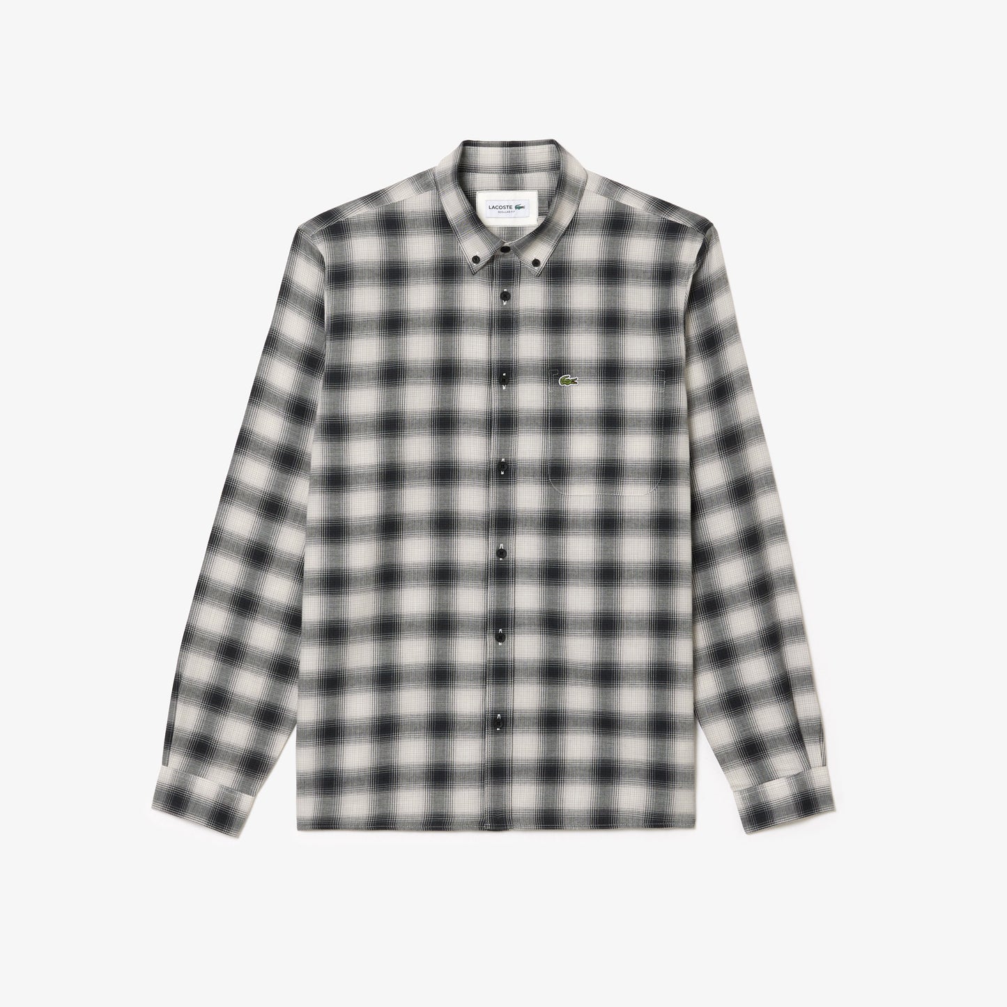 Regular Fit Wool and Cotton Flannel Shirt-CH1868