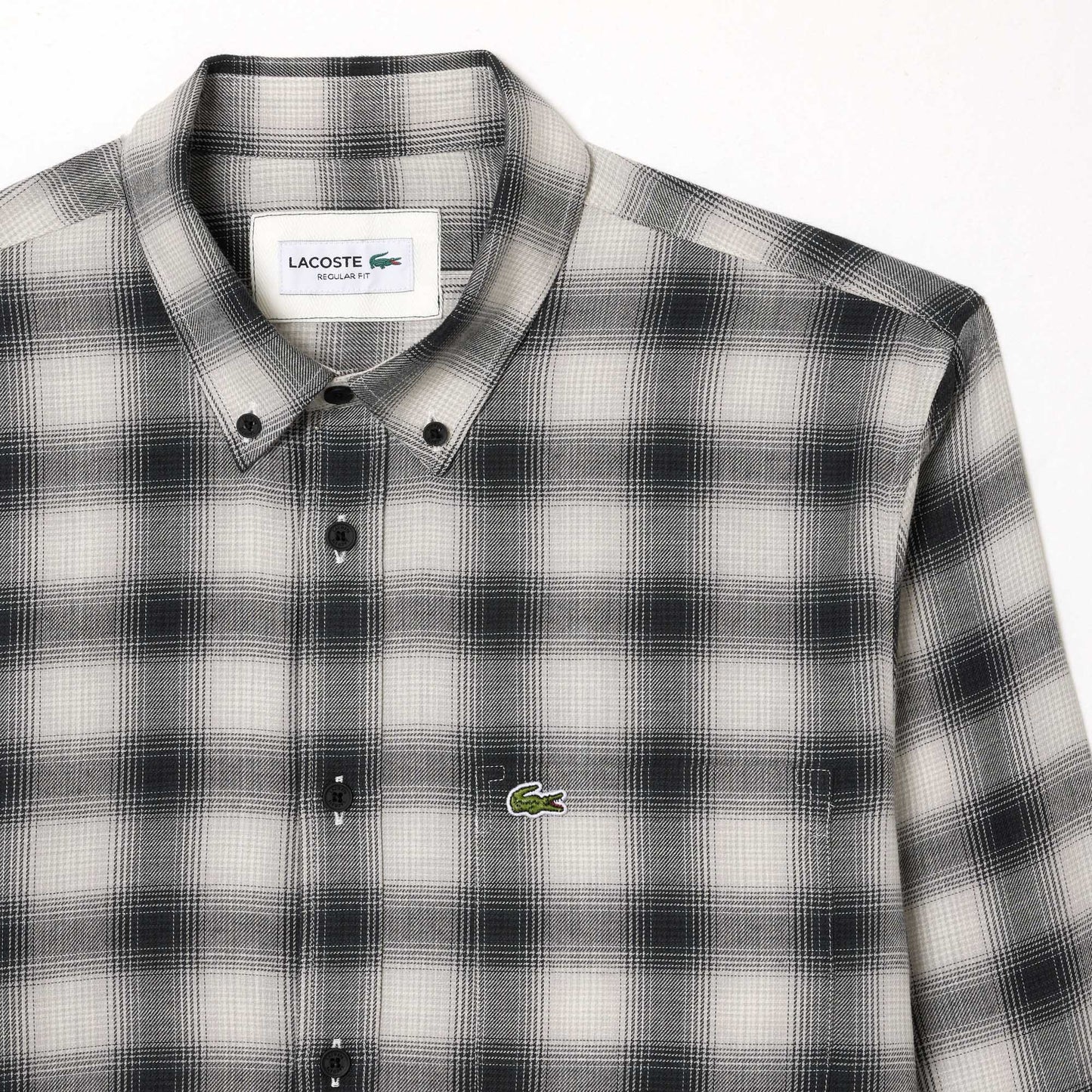 Regular Fit Wool and Cotton Flannel Shirt-CH1868