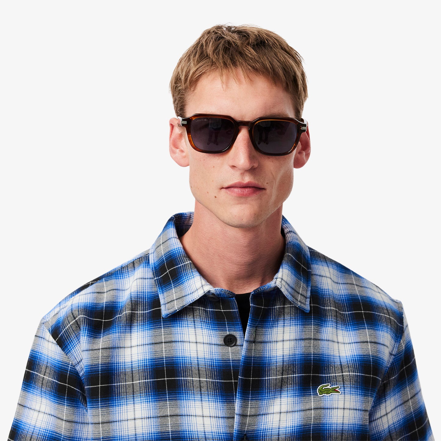 Oversized Plaid Overshirt-CH3499