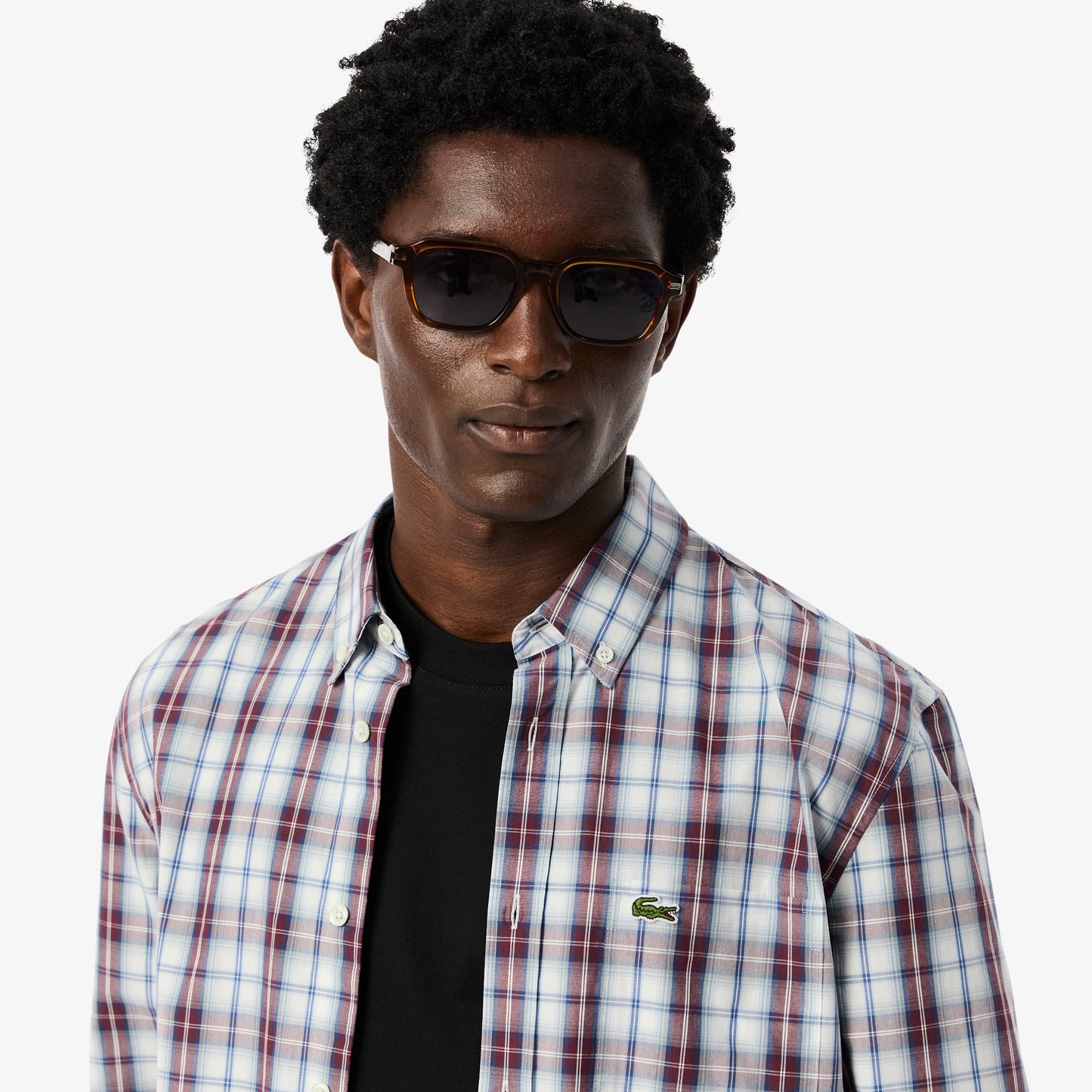 Regular Fit Poplin Plaid Shirt - CH5085