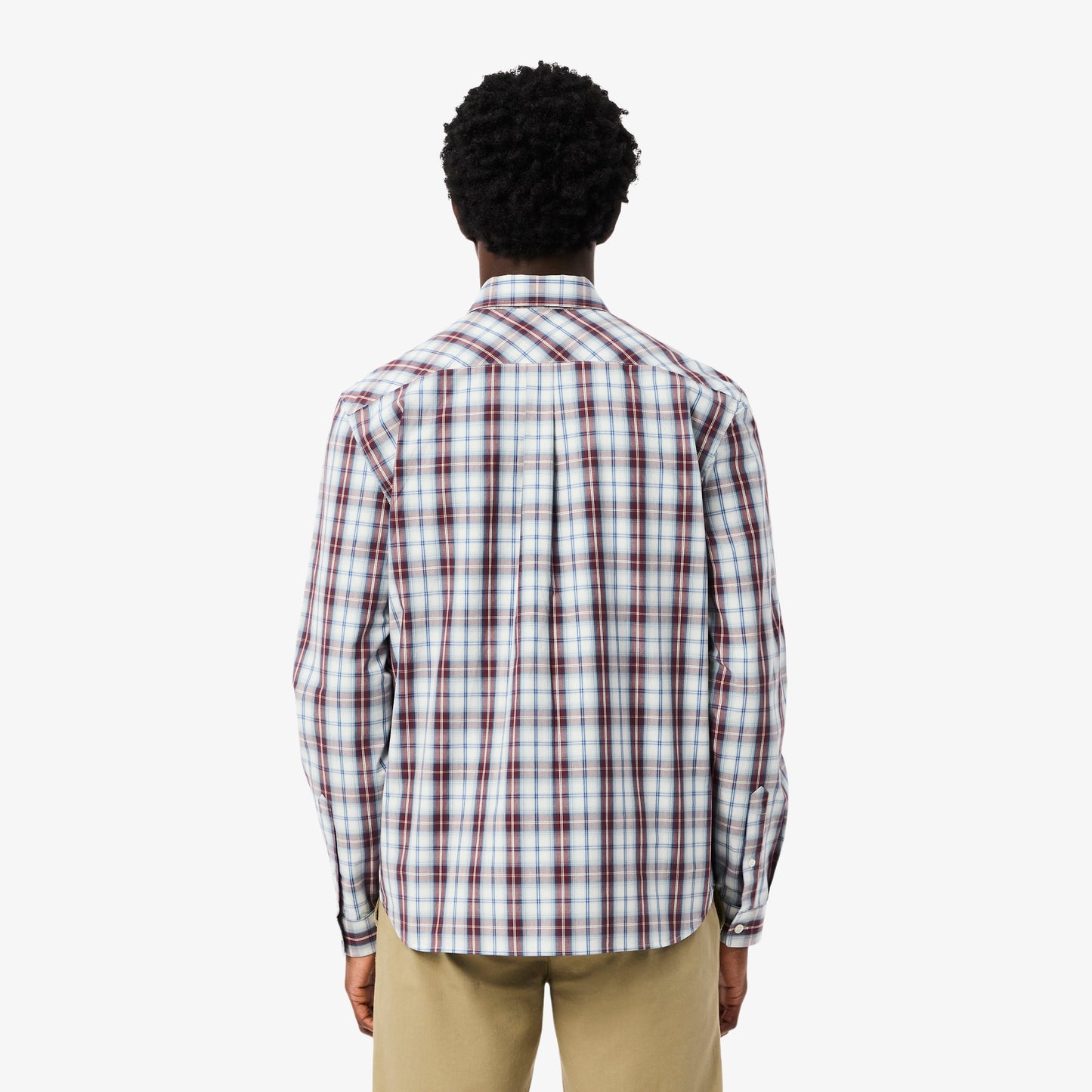 Regular Fit Poplin Plaid Shirt - CH5085