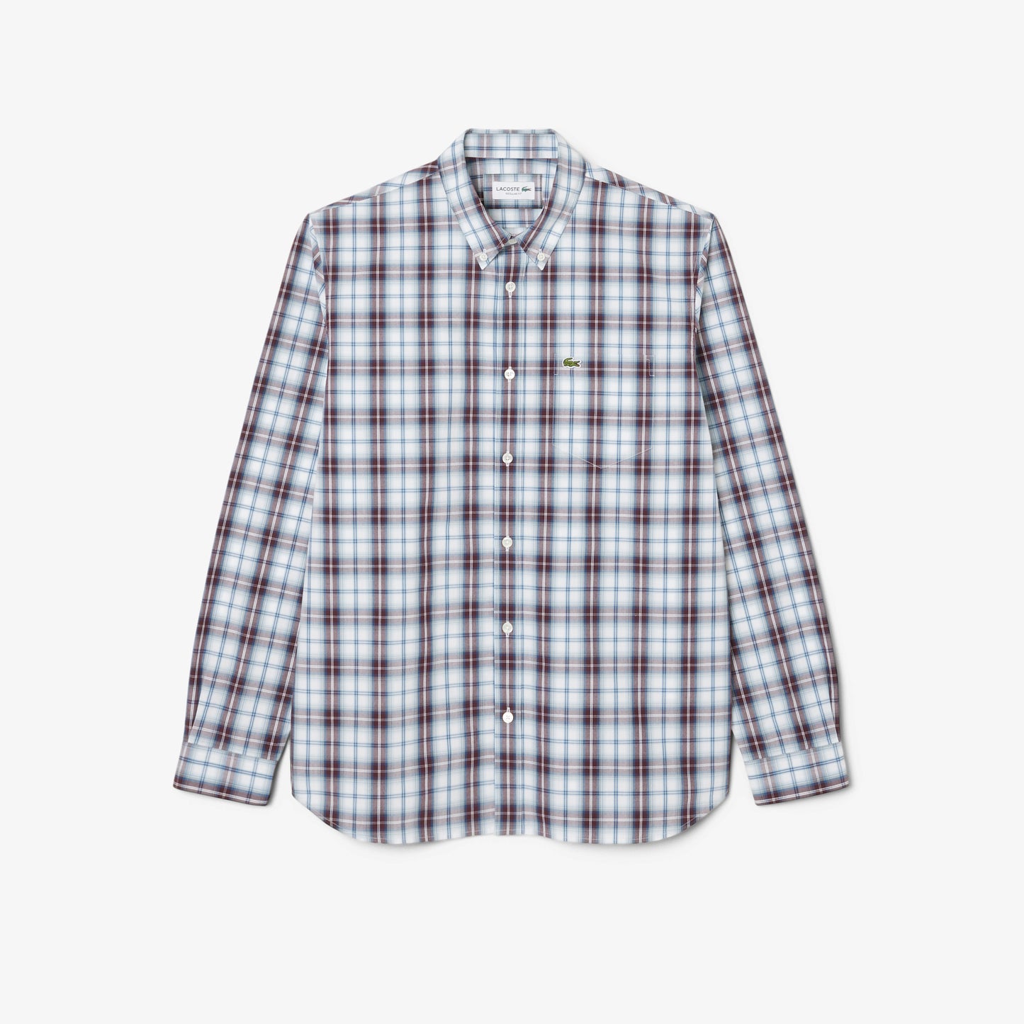 Regular Fit Poplin Plaid Shirt - CH5085