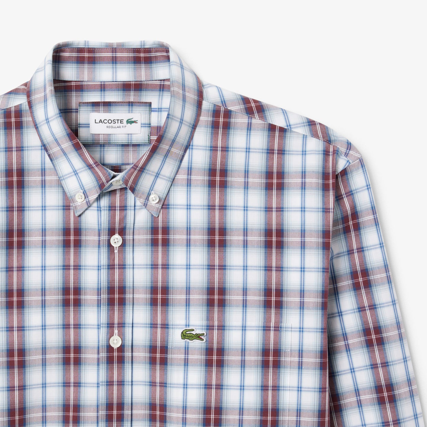 Regular Fit Poplin Plaid Shirt - CH5085
