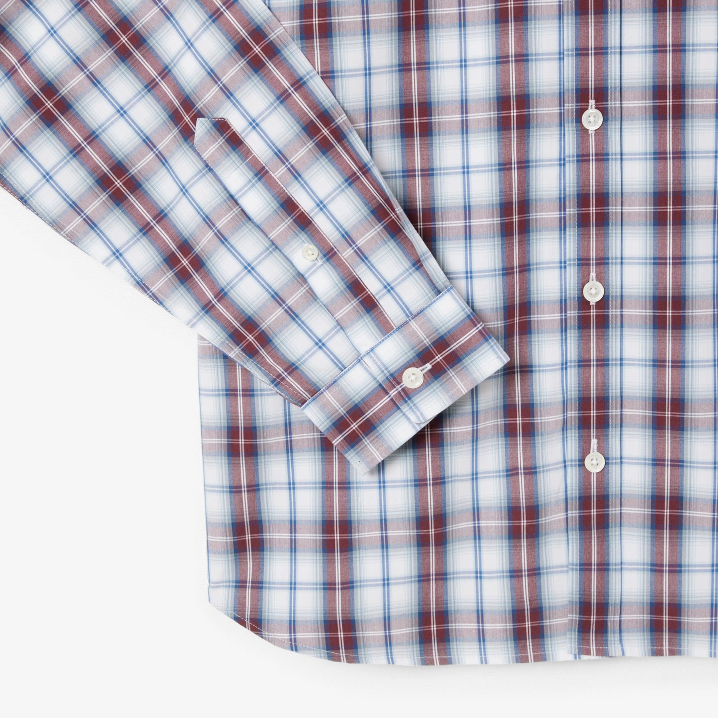 Regular Fit Poplin Plaid Shirt - CH5085