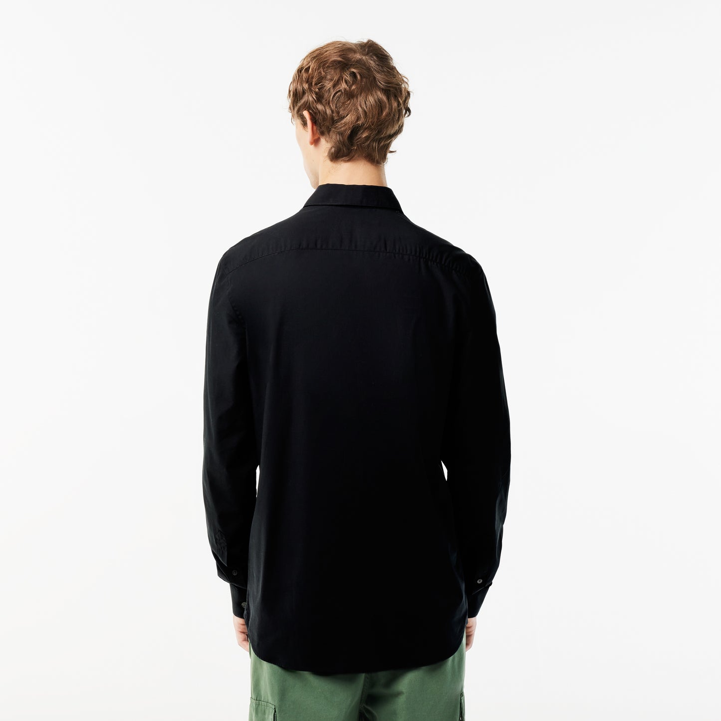 Slim Fit Stretch Cotton Poplin Shirt-CH5620