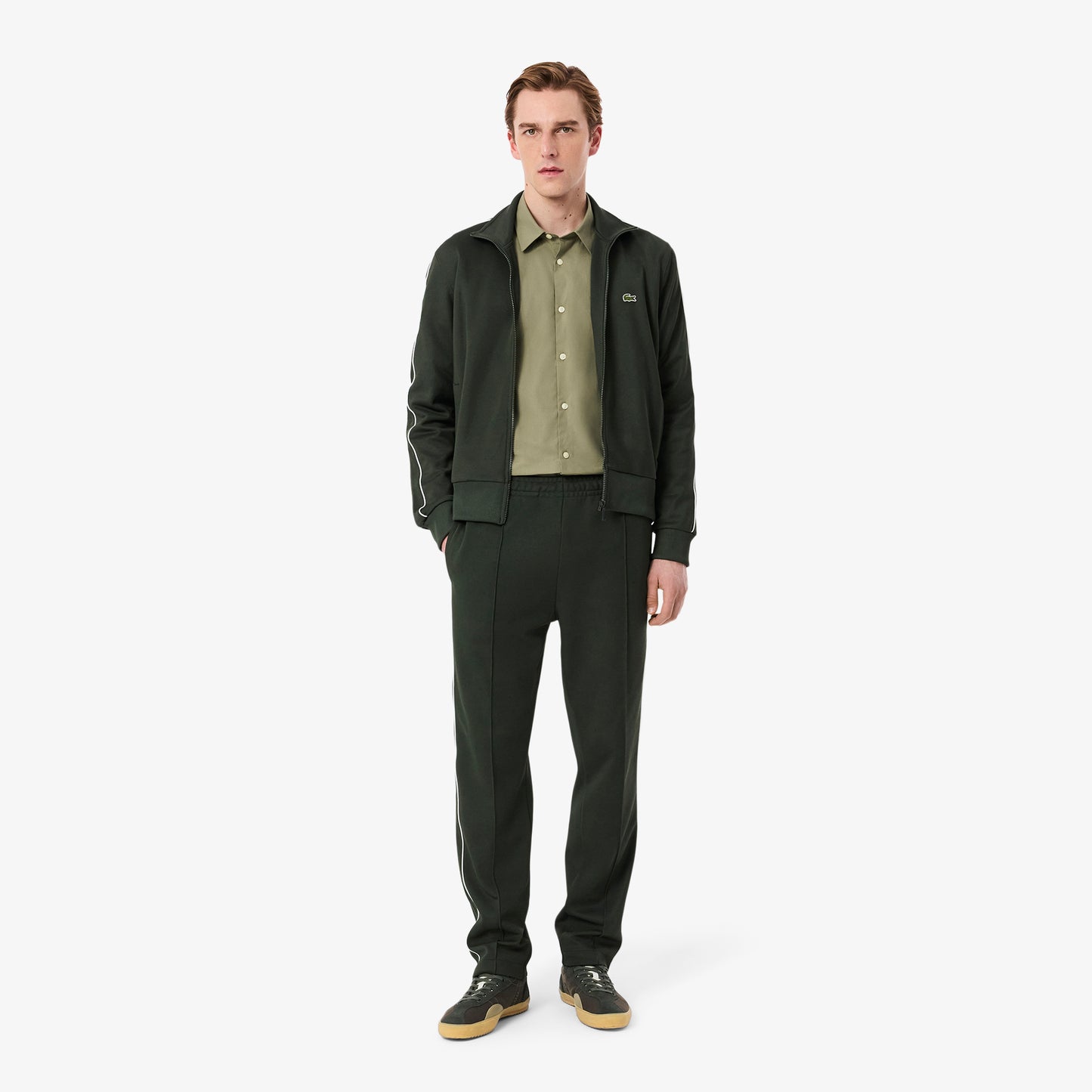 Slim Fit Stretch Cotton Poplin Shirt-CH5620