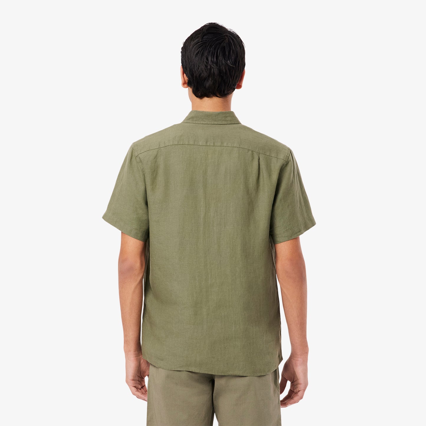 Short Sleeved Linen Shirt-CH5699