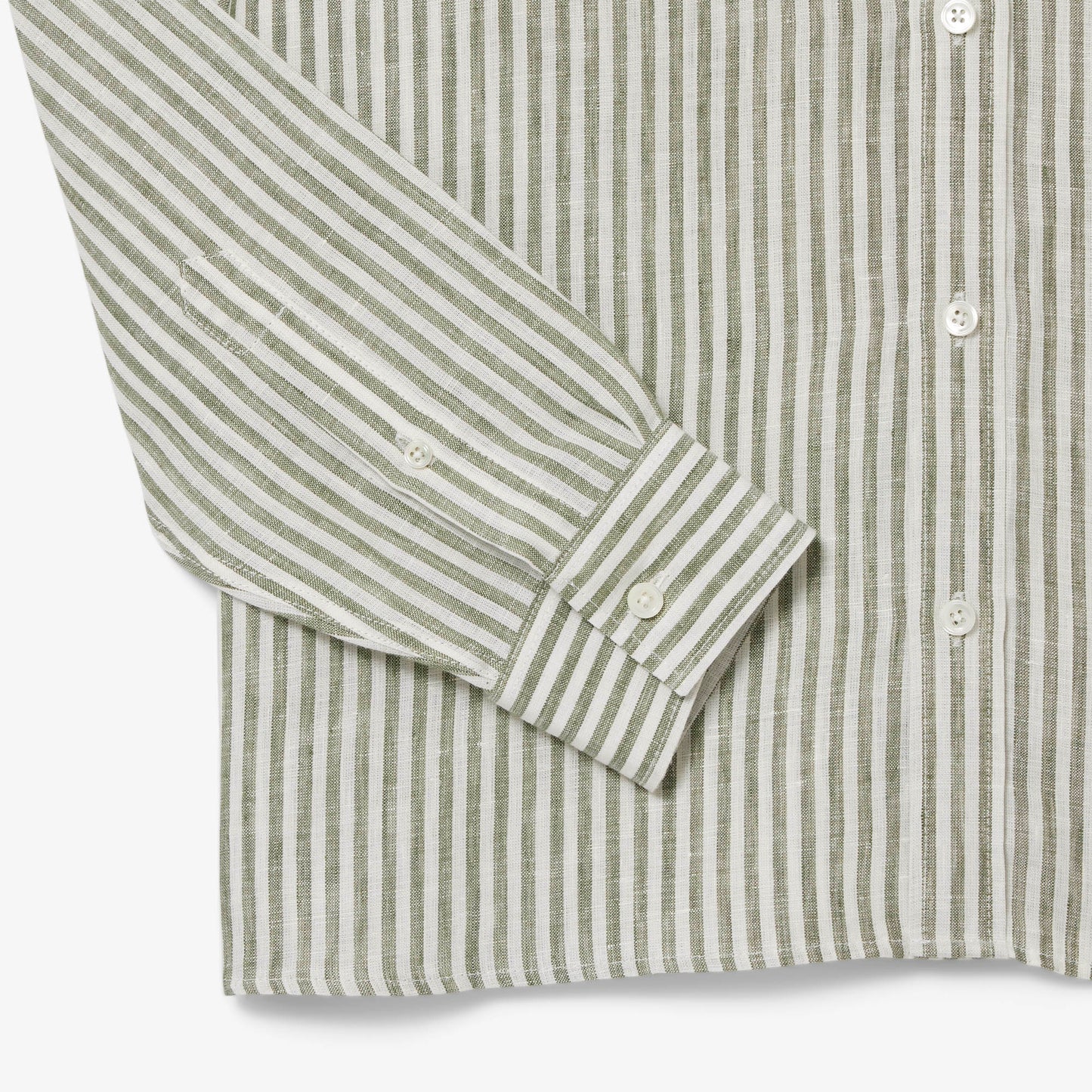 Regular Fit Striped Linen Shirt-CH6985