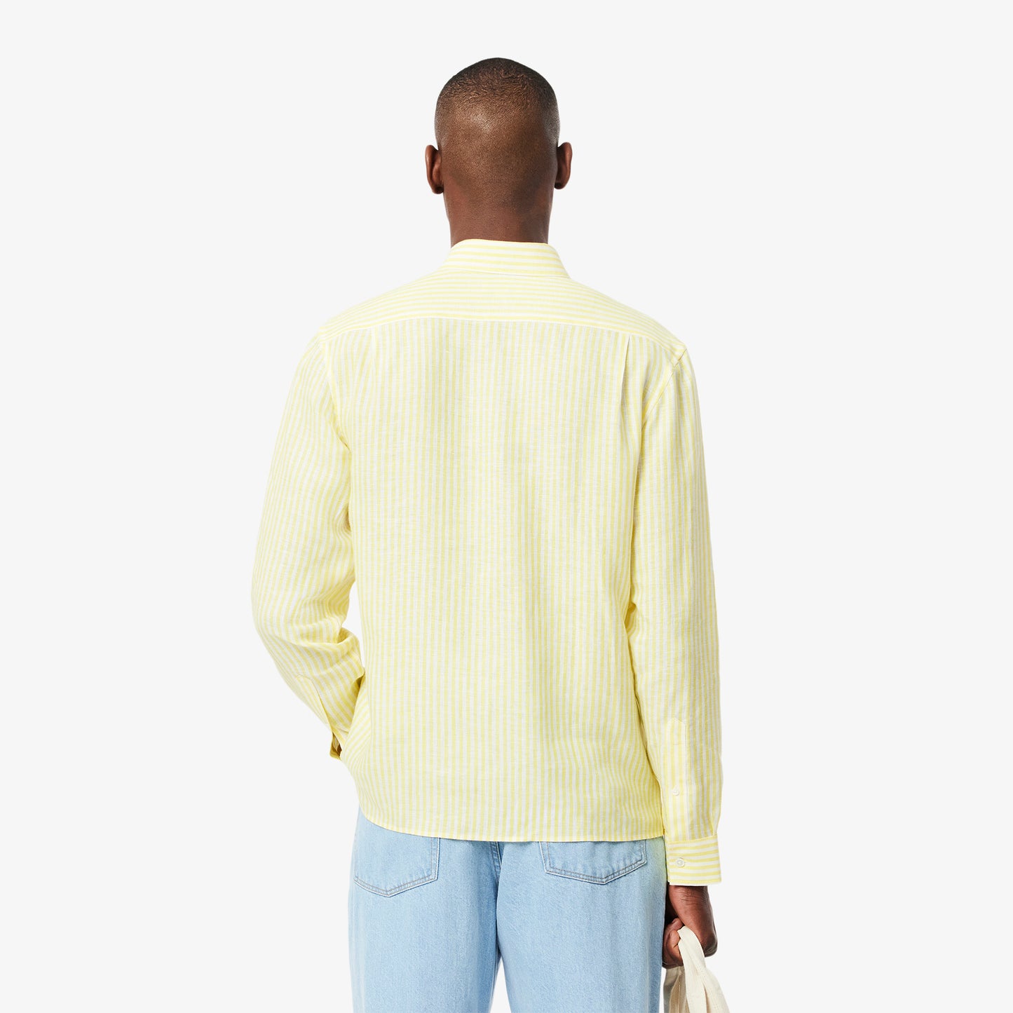 Regular Fit Striped Linen Shirt-CH6985