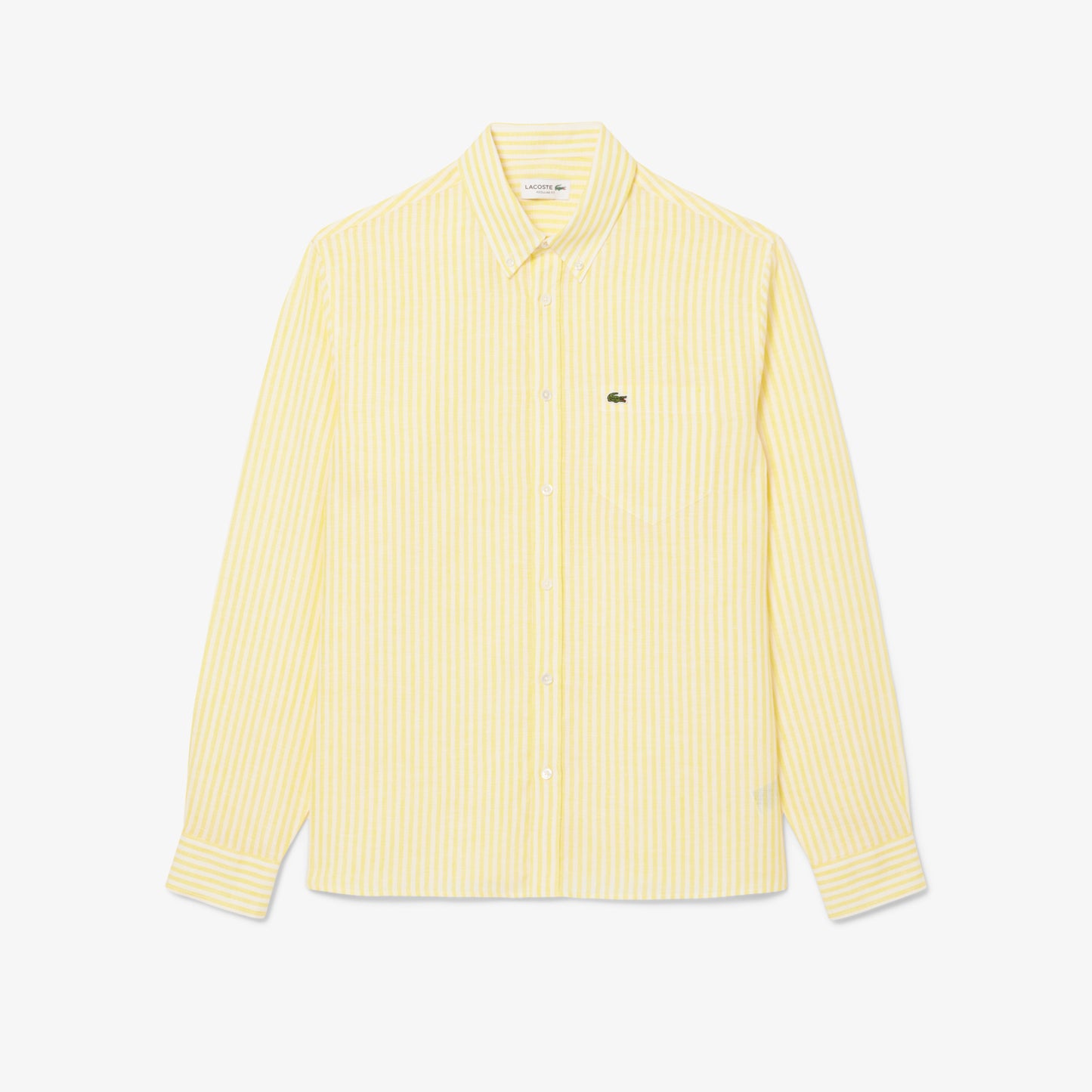 Regular Fit Striped Linen Shirt-CH6985