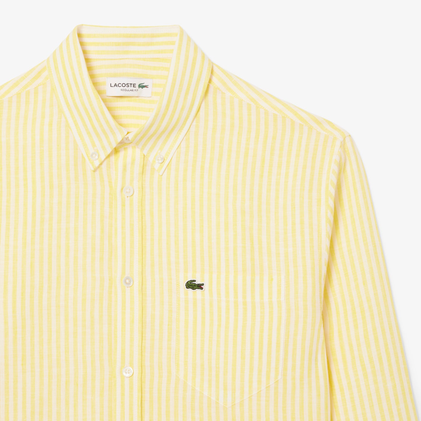 Regular Fit Striped Linen Shirt-CH6985