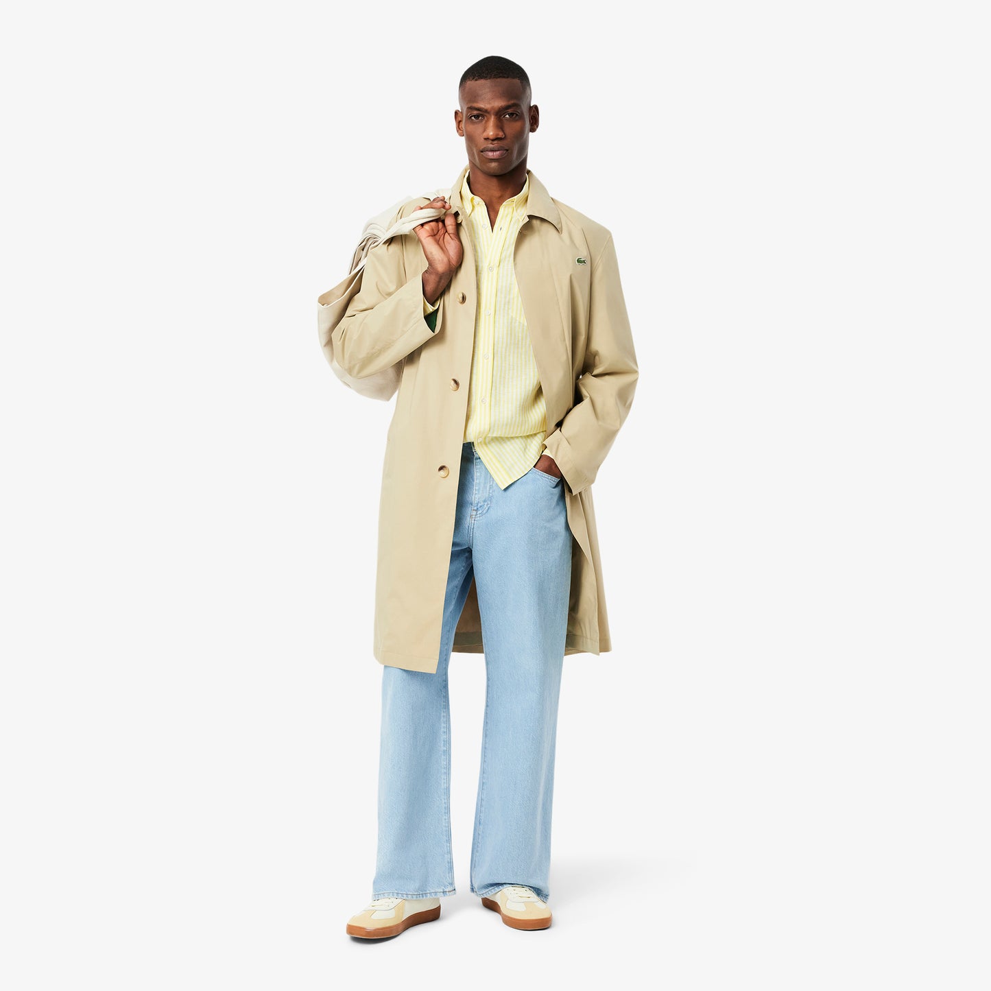 Regular Fit Striped Linen Shirt-CH6985
