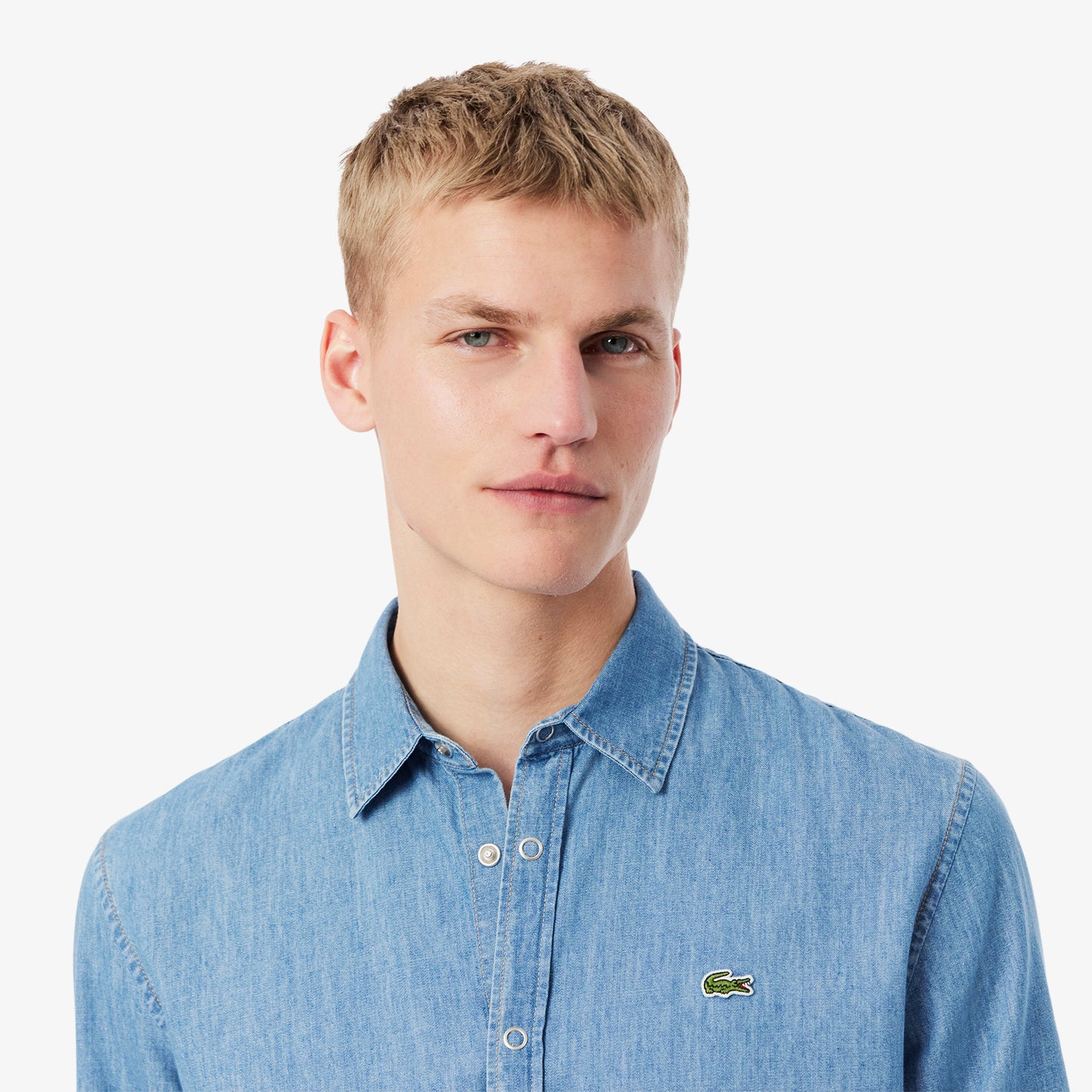 Regular Fit Lightweight Denim Shirt-CH9084