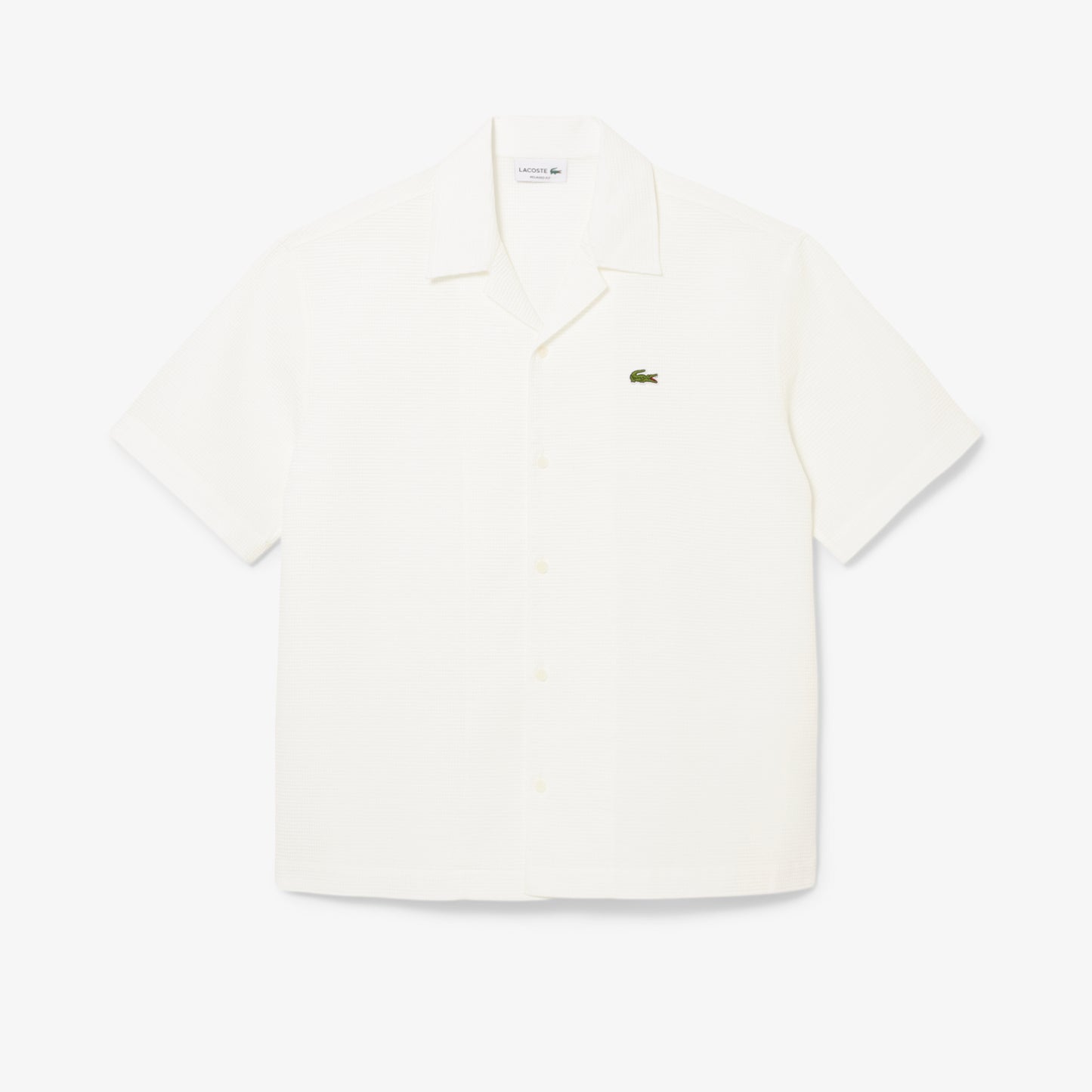 Relaxed Fit Waffle Texture Shirt-CH9924