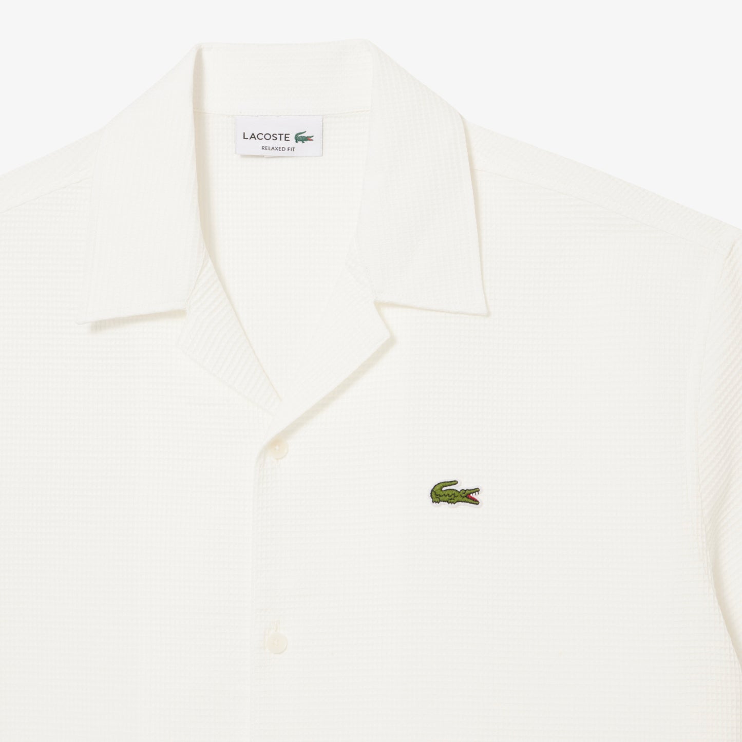 Relaxed Fit Waffle Texture Shirt-CH9924