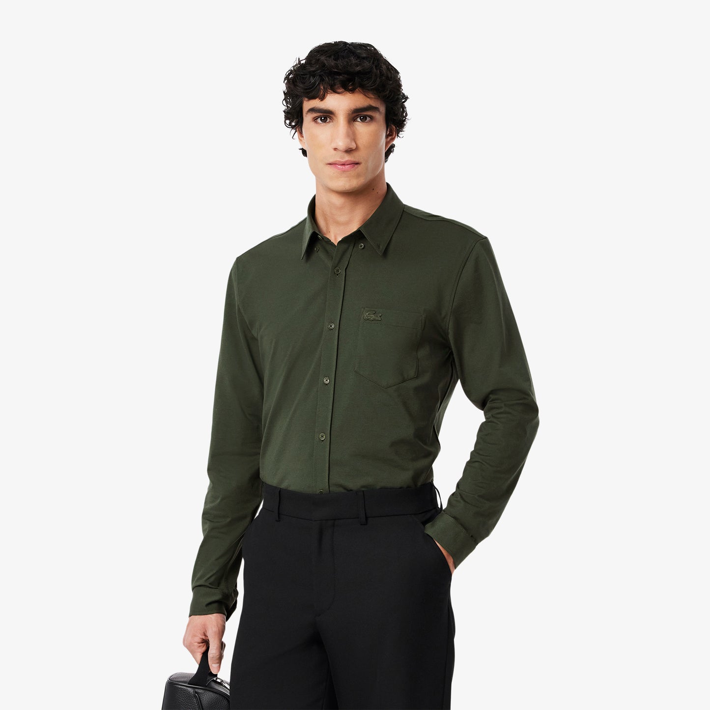 Regular Fit Cotton Jersey Shirt-CH9936