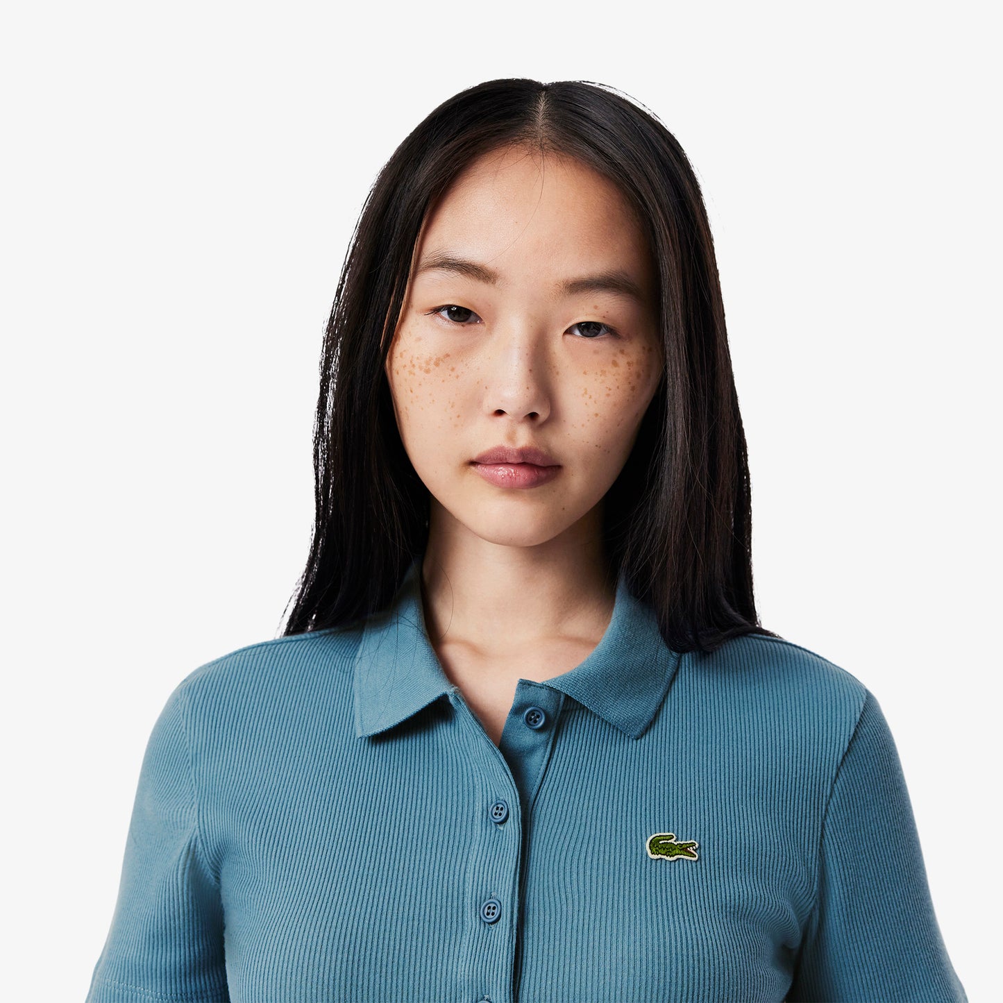 Slim Fit L.12.D Ribbed Cotton Polo Shirt-DF5377