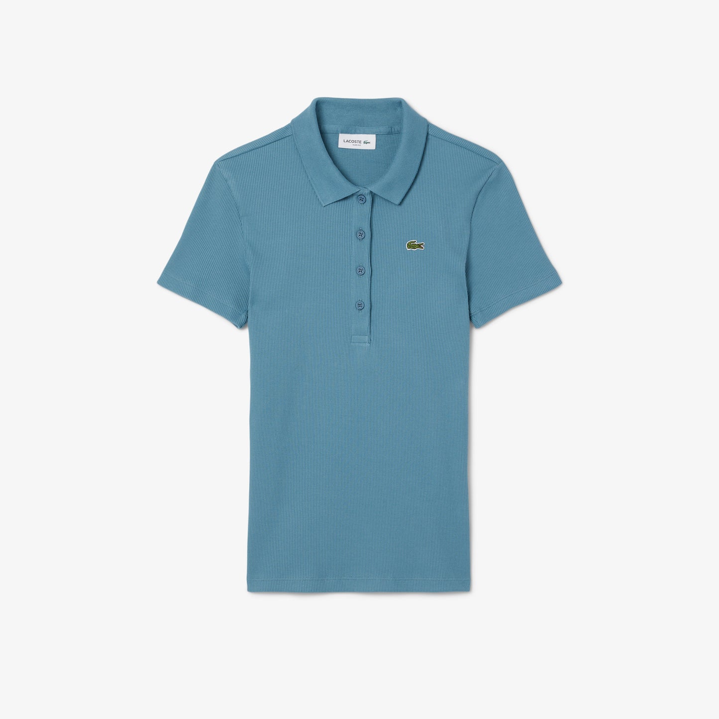 Slim Fit L.12.D Ribbed Cotton Polo Shirt-DF5377
