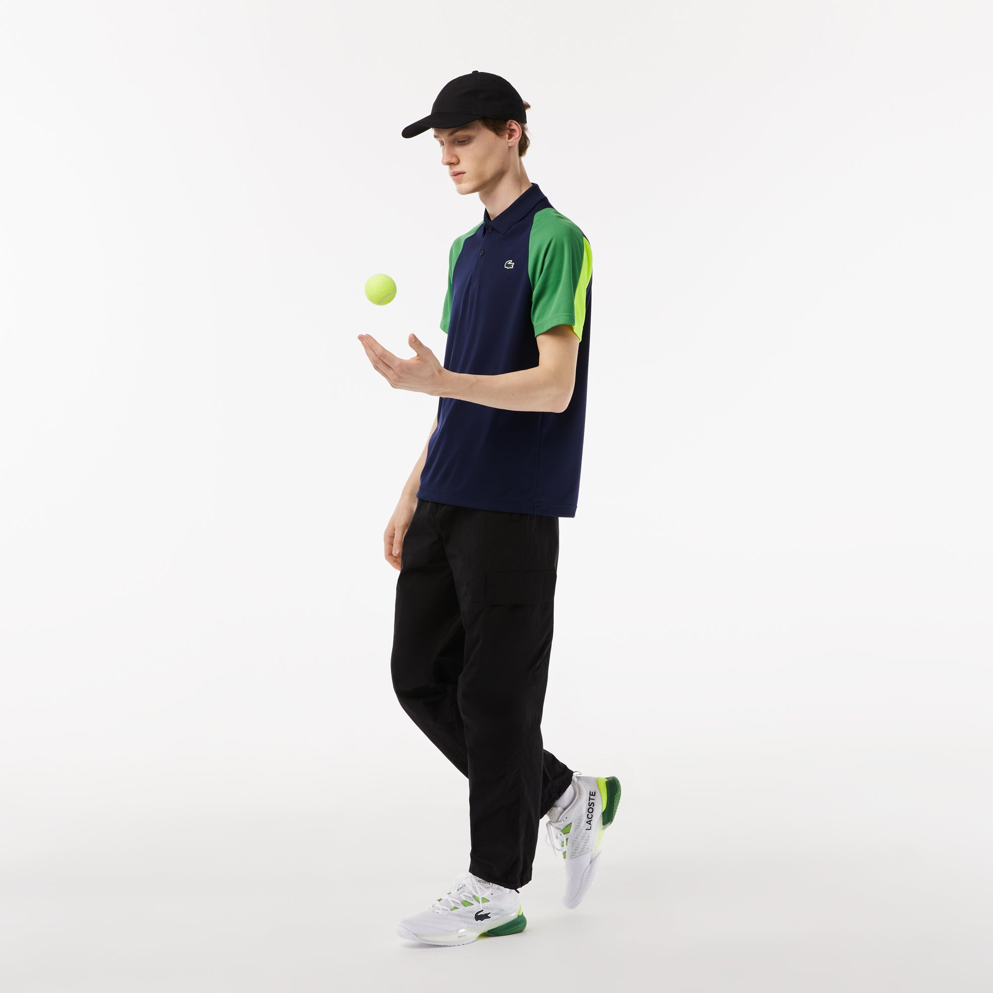 Lacoste polyester polo shirts best sale