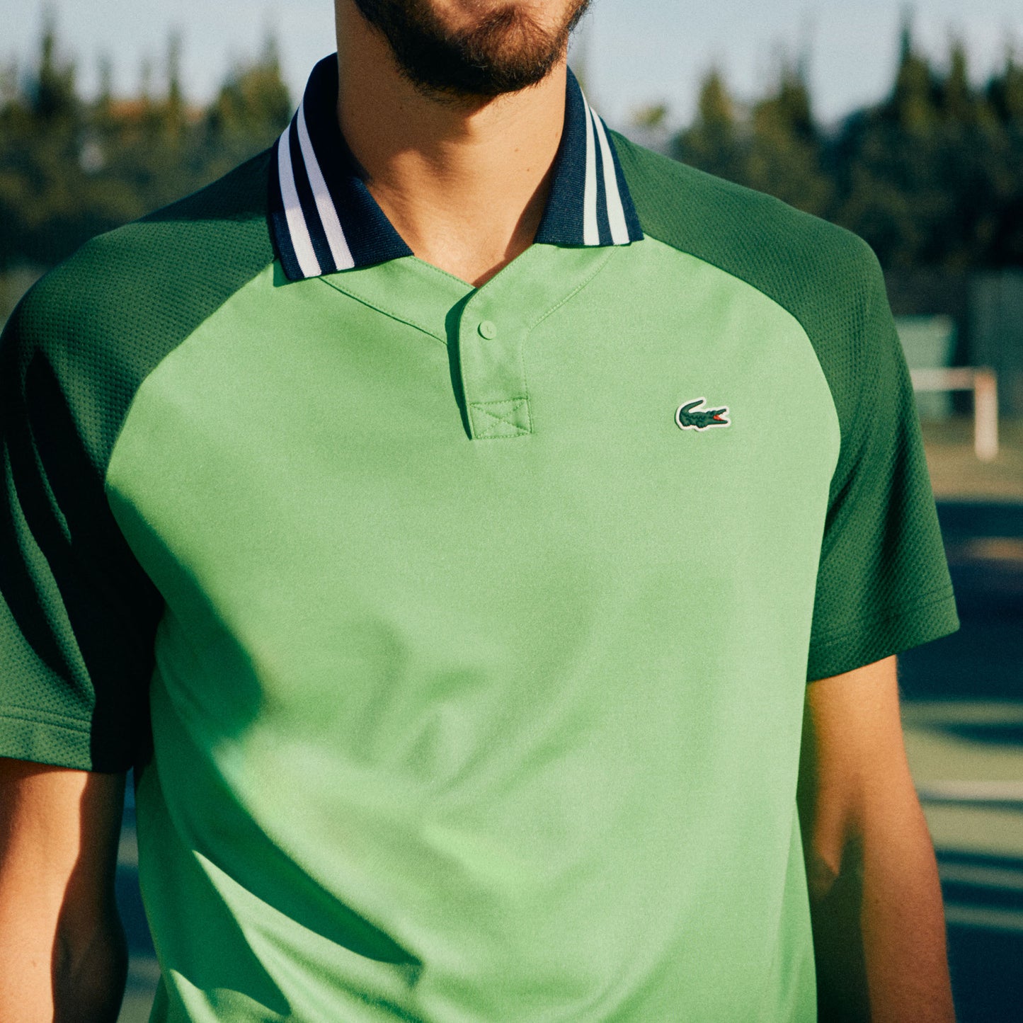 Lacoste x Daniil Medvedev Ultra-Dry Tennis Polo Shirt  - DH7381