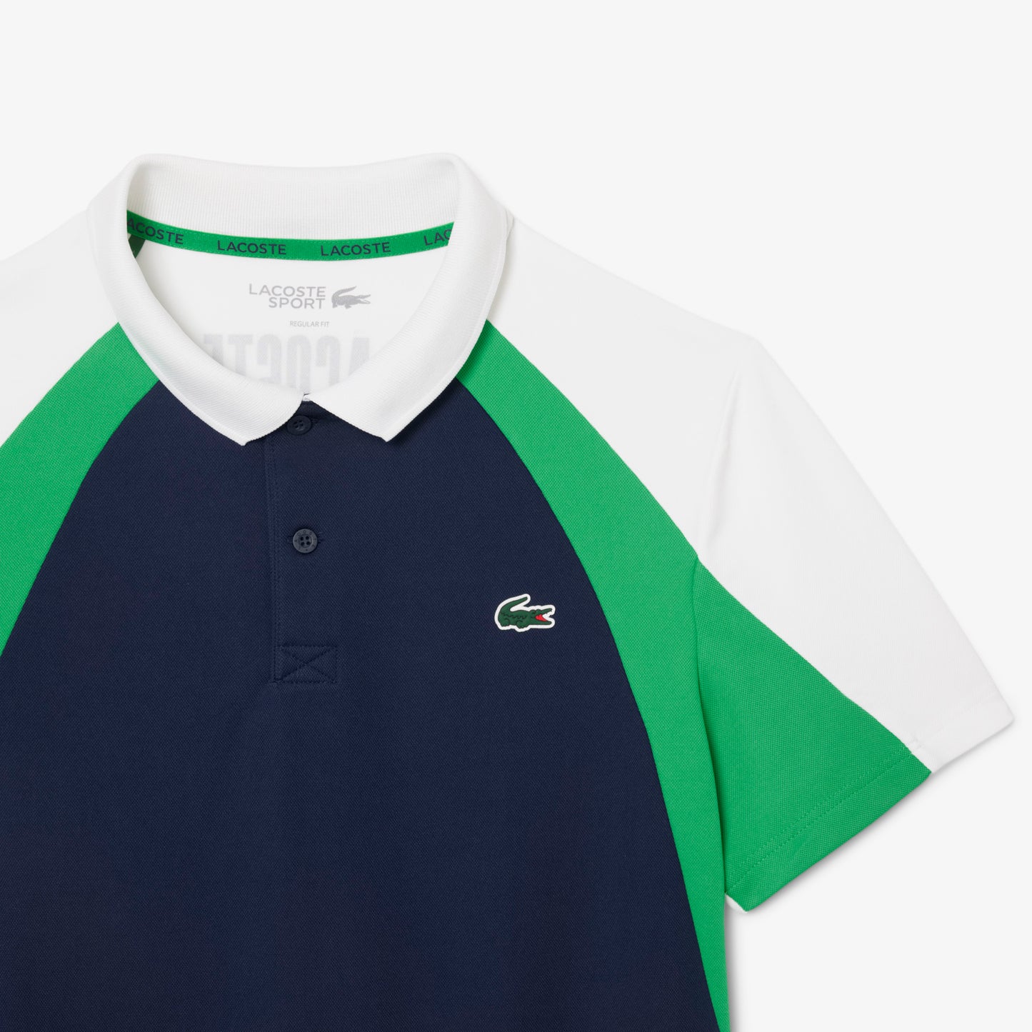 Colour-Block Printed Sport Polo Shirt-DH8963