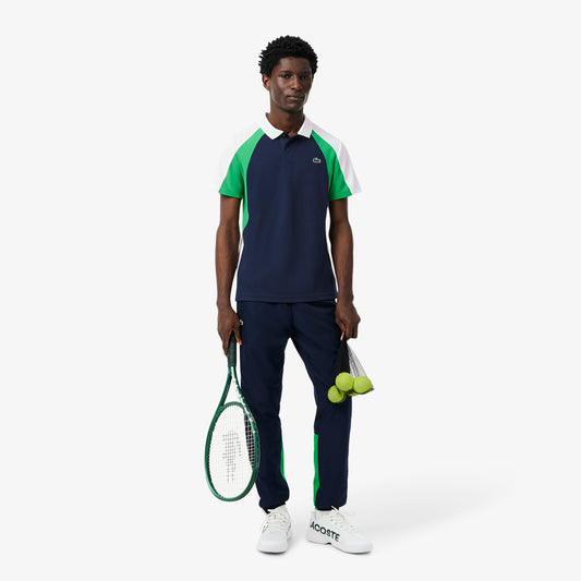Colour-Block Printed Sport Polo Shirt-DH8963