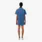 Oversized Denim Polo Dress-EF0192