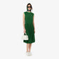 Sleeveless Pleated Dress-EF0508
