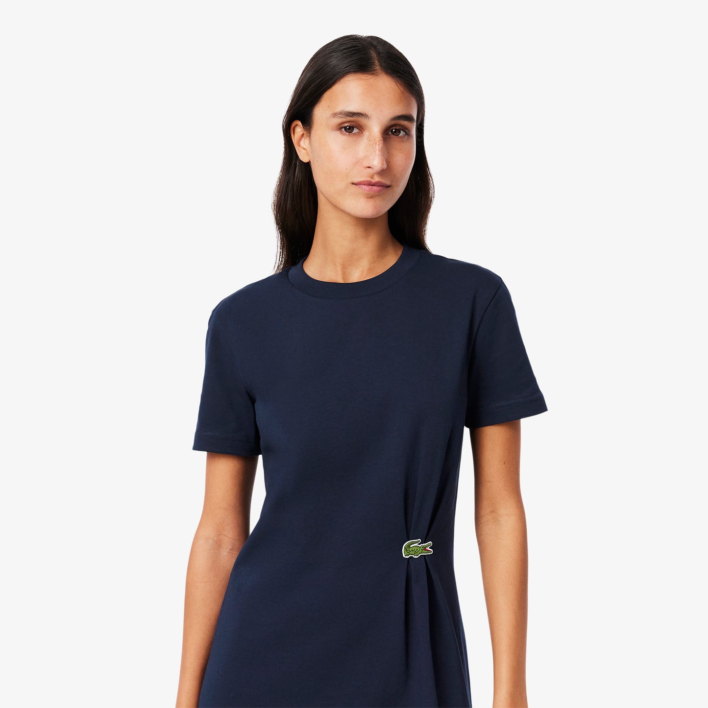 Draped T-shirt Dress-EF0583