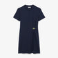 Draped T-shirt Dress-EF0583