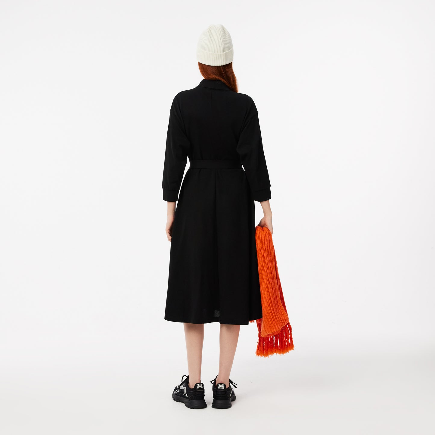 Relaxed Fit Pique Polo Dress-EF0850