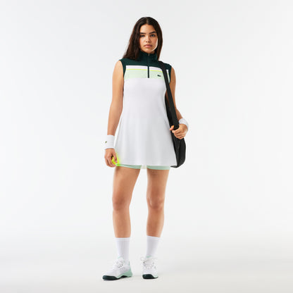 Recycled Fiber Tennis Dress with Integrated Shorts