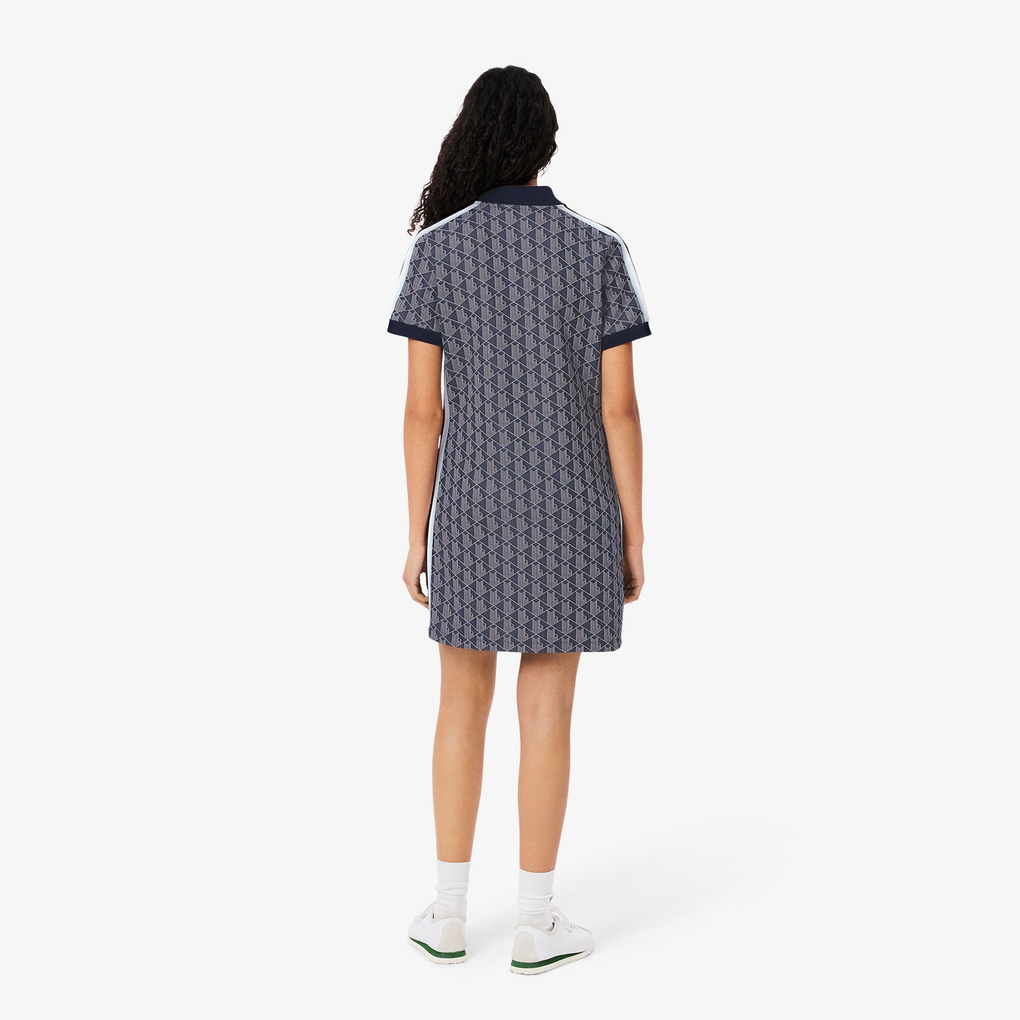 Slim Fit Monogram Jacquard Polo Dress - EF2655