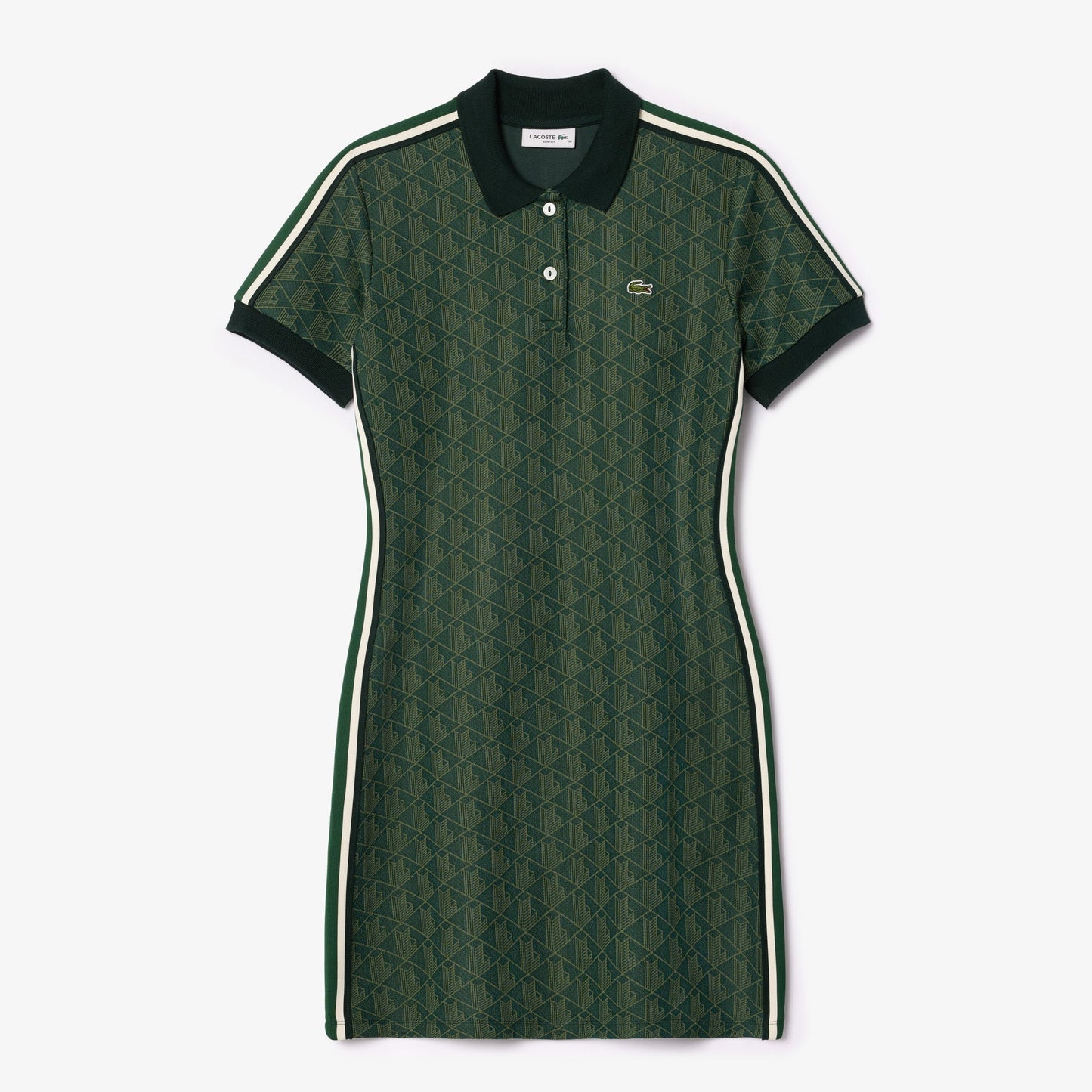 Slim Fit Monogram Jacquard Polo Dress - EF2655