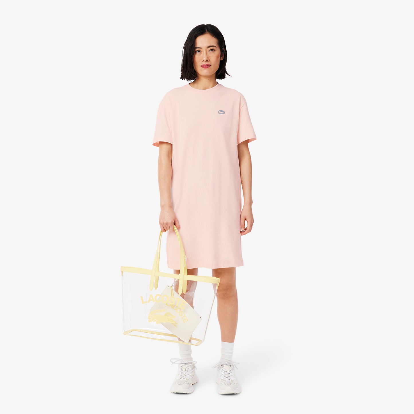 Oversized Cotton Jersey T-shirt Dress-EF2864