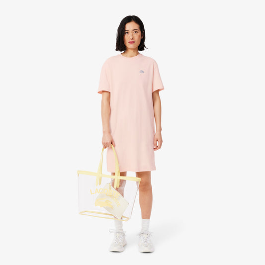 Oversized Cotton Jersey T-shirt Dress-EF2864
