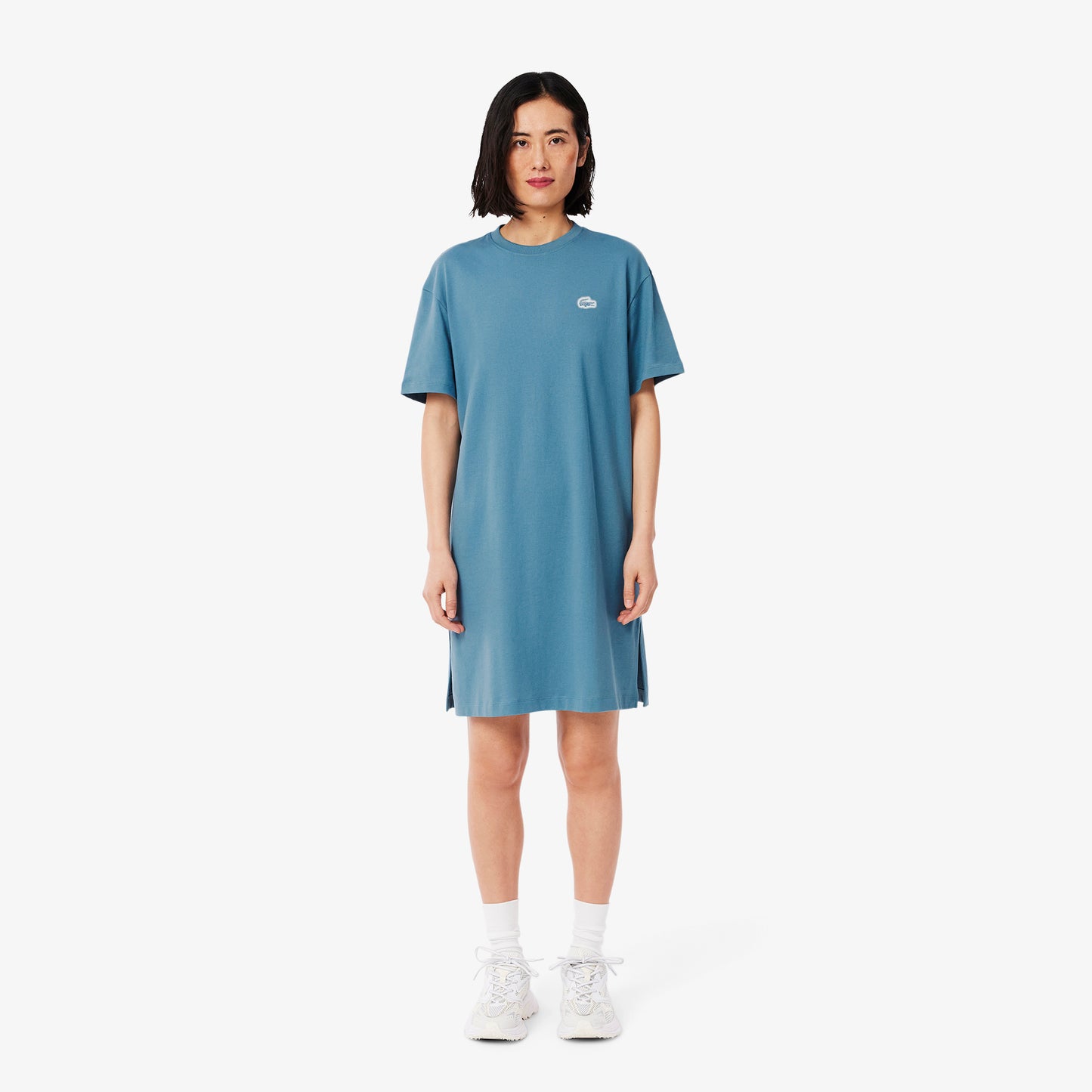 Oversized Cotton Jersey T-shirt Dress-EF2864