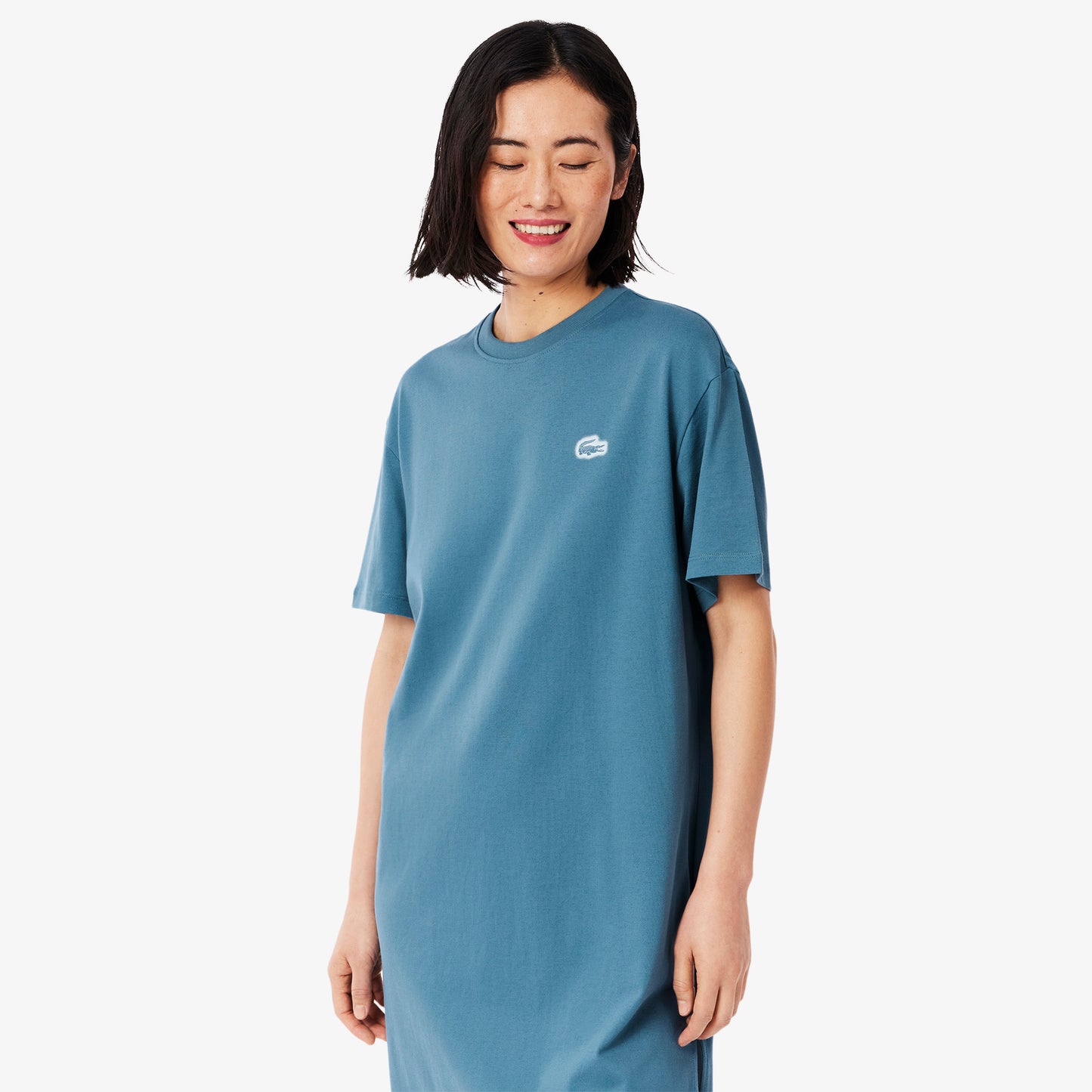 Oversized Cotton Jersey T-shirt Dress-EF2864