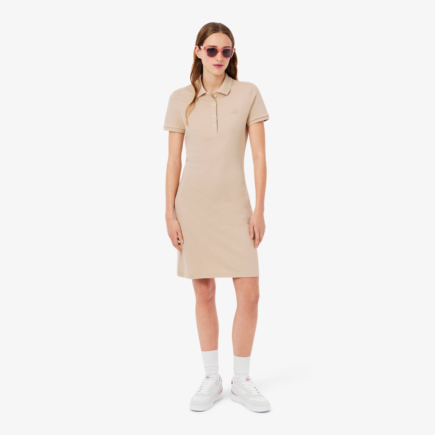 Slim Fit Stretch Petit Piqué Polo Dress - EF5473